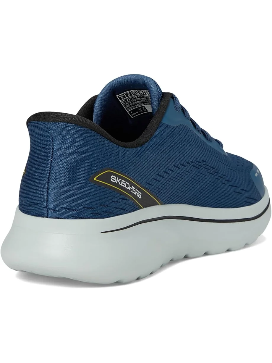 Мужские кроссовки SKECHERS Performance Go Walk Arch Fit N-Joy Nobend Hands Free Slip-In — изображение 5 из 7, темно-синий