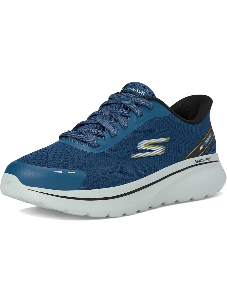 Мужские кроссовки SKECHERS Performance Go Walk Arch Fit N-Joy Nobend Hands Free Slip-In — изображение 7 из 7, темно-синий