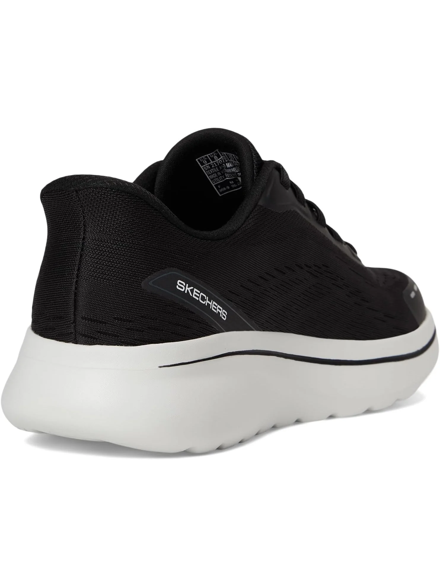 Кроссовки SKECHERS Performance Go Walk Arch Fit N-joy Nobend Hands Free Slip-in — изображение 5 из 7, черный/белый
