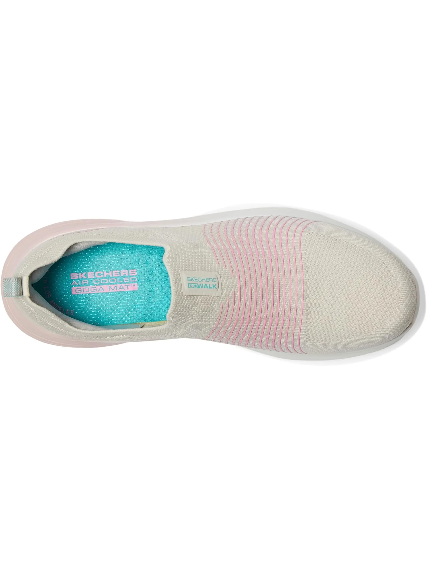 Кроссовки SKECHERS Performance Go Walk Max Walker Sally — изображение 2 из 6, натуральный/розовый
