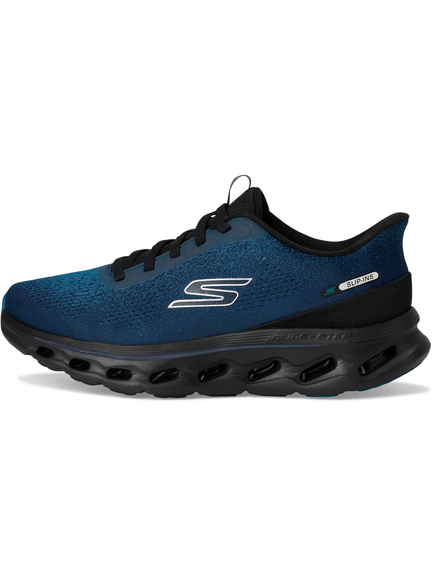 Кроссовки SKECHERS Performance Go Walk Glide-step 2.0 Maser Hands Free Slip-in — изображение 4 из 7, темно-синий/черный