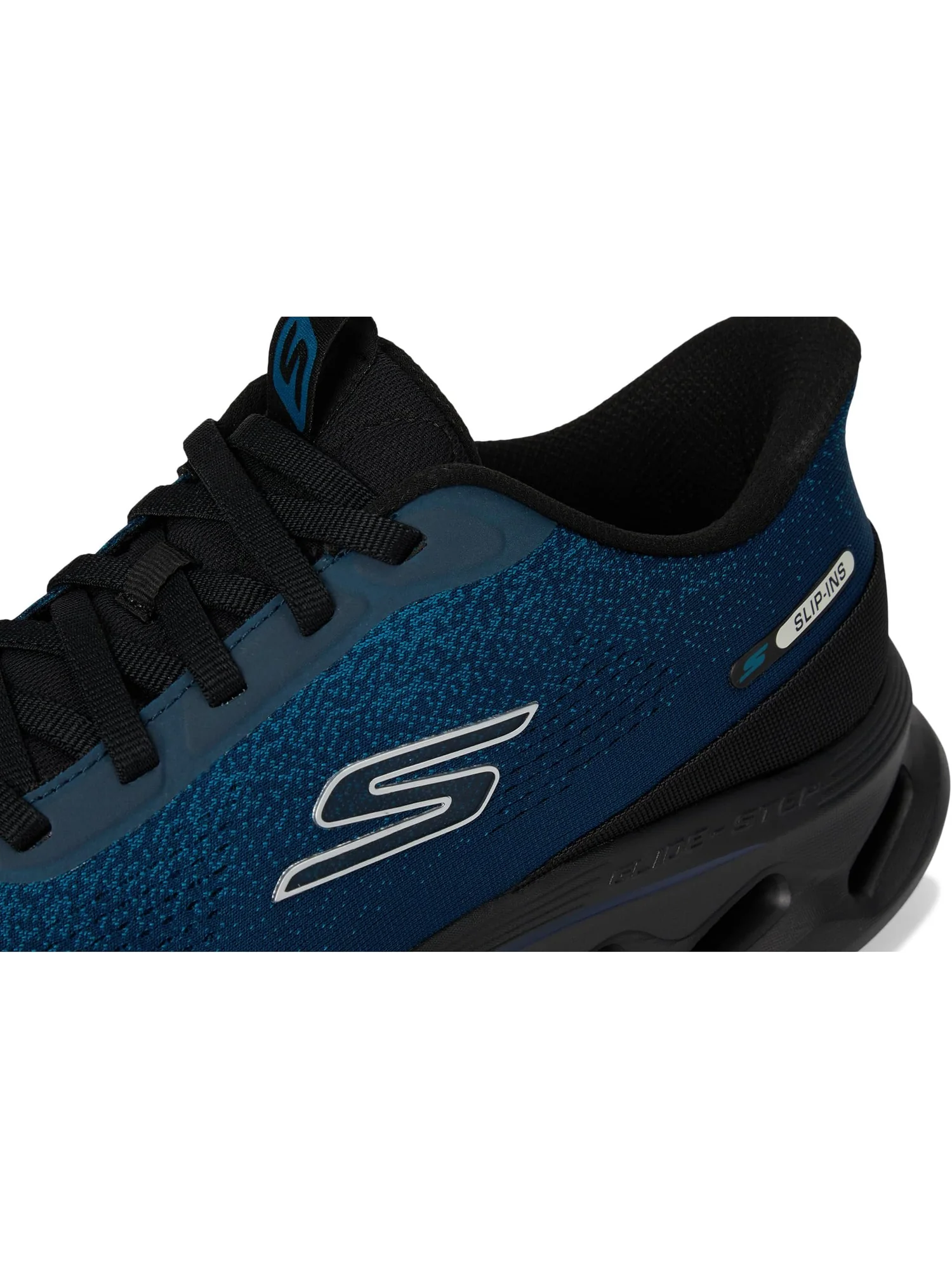 Кроссовки SKECHERS Performance Go Walk Glide-step 2.0 Maser Hands Free Slip-in — изображение 6 из 7, темно-синий/черный