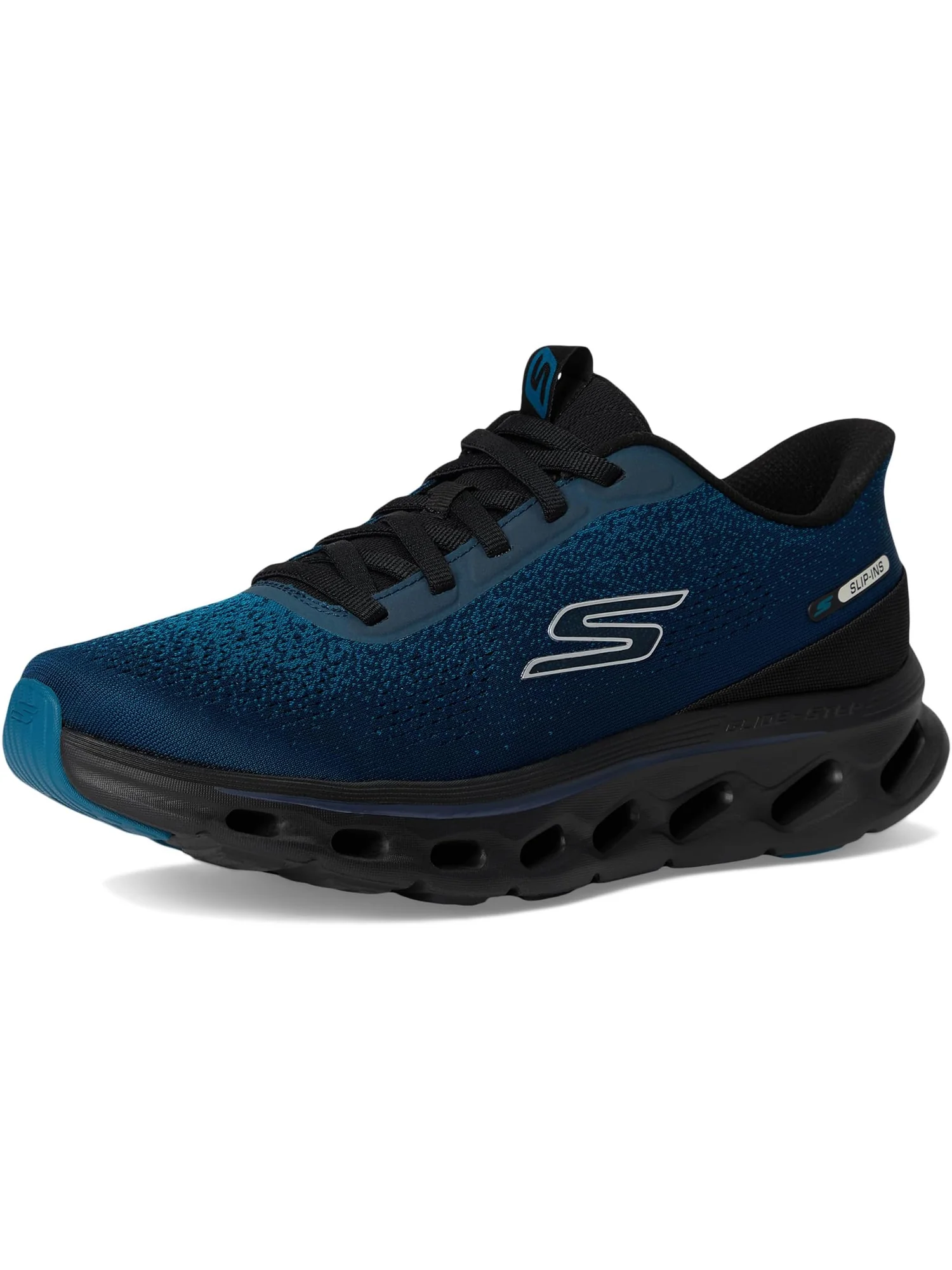 Кроссовки SKECHERS Performance Go Walk Glide-step 2.0 Maser Hands Free Slip-in — изображение 7 из 7, темно-синий/черный