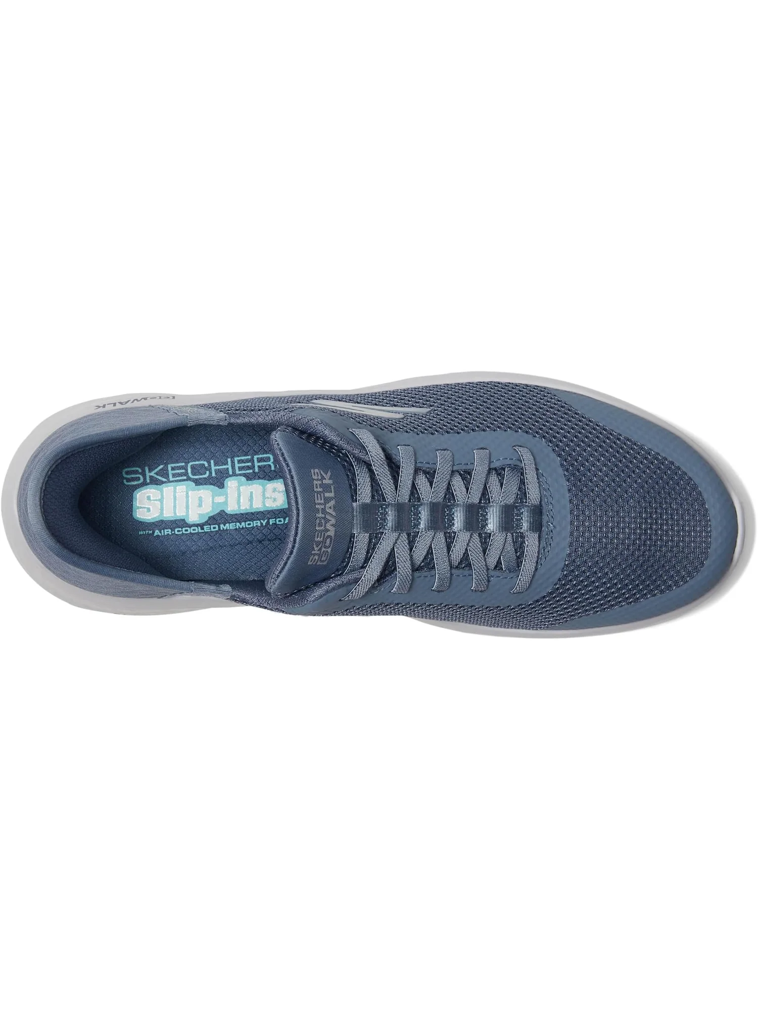Кроссовки SKECHERS Performance Women's Go Walk Flex Hands Free Slip-Ins - Grand Entry — изображение 2 из 7, синий
