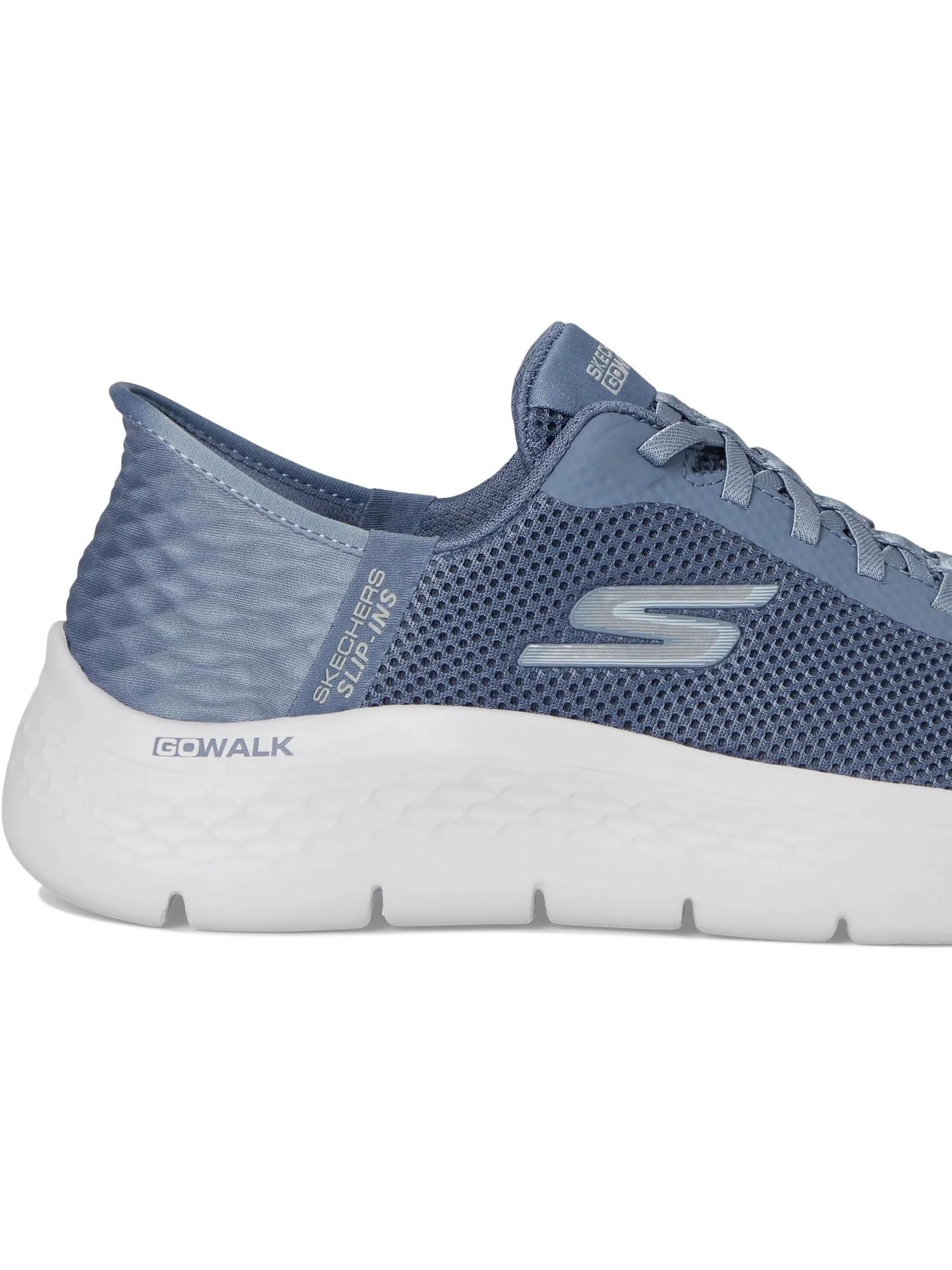 Кроссовки SKECHERS Performance Women's Go Walk Flex Hands Free Slip-Ins - Grand Entry — изображение 6 из 7, синий