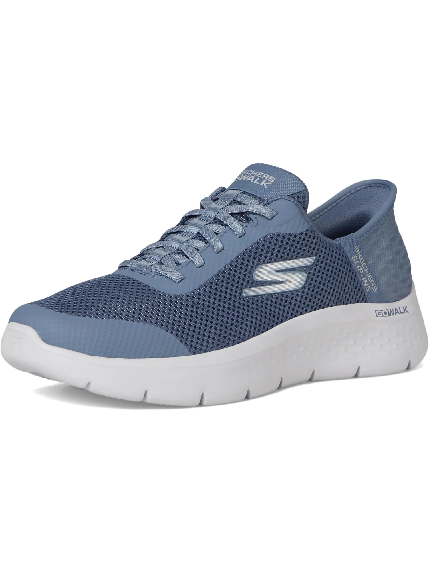 Кроссовки SKECHERS Performance Women's Go Walk Flex Hands Free Slip-Ins - Grand Entry — изображение 7 из 7, синий
