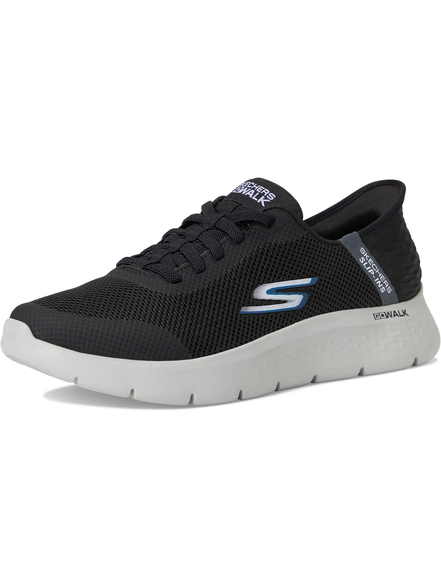 Кроссовки SKECHERS Performance Go Walk Flex - Hands Up Hands Free Slip-Ins — изображение 7 из 7, черный/серый