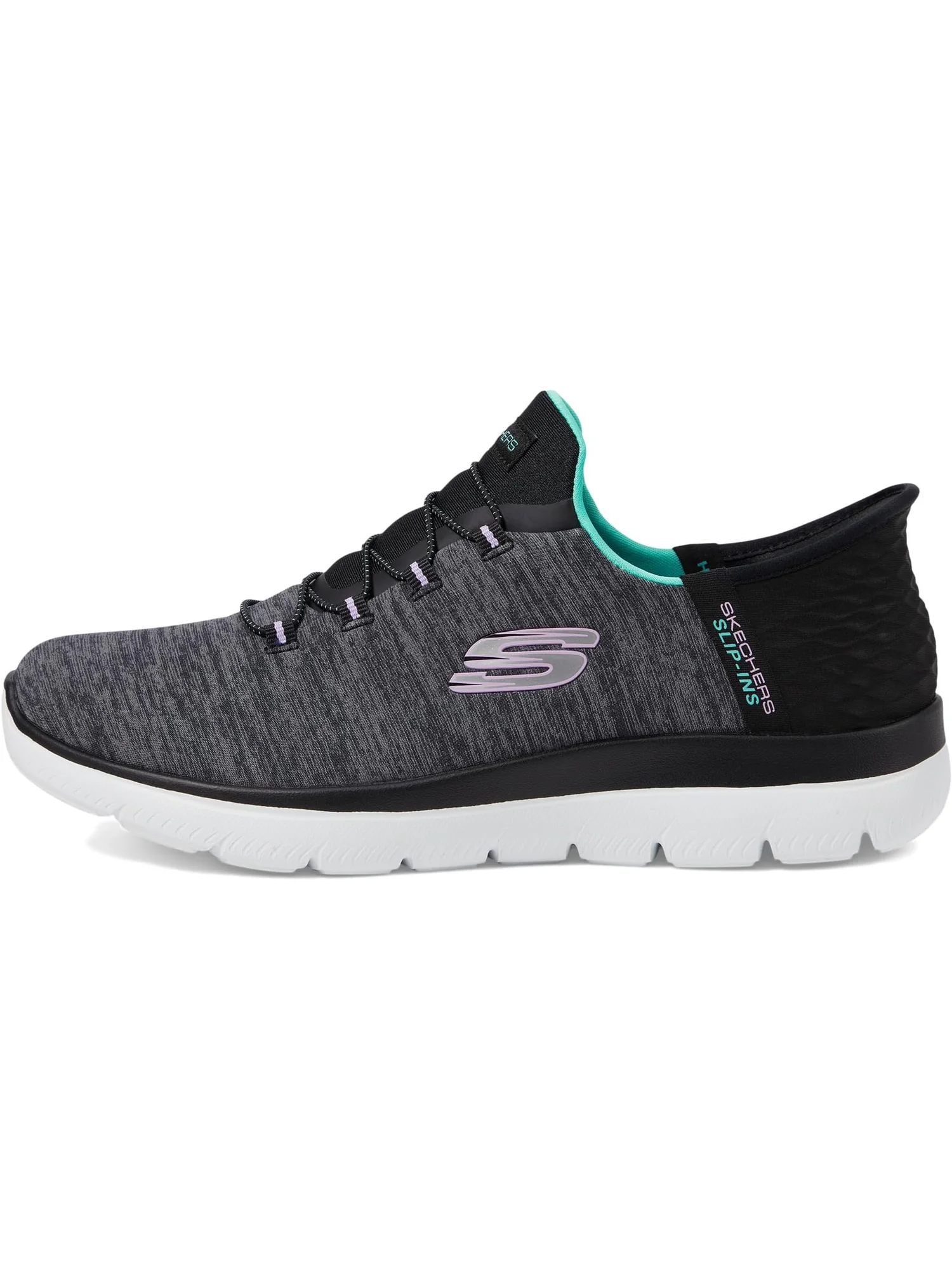 Кроссовки SKECHERS Summits - Hands Free Slip-Ins — изображение 4 из 6, черный