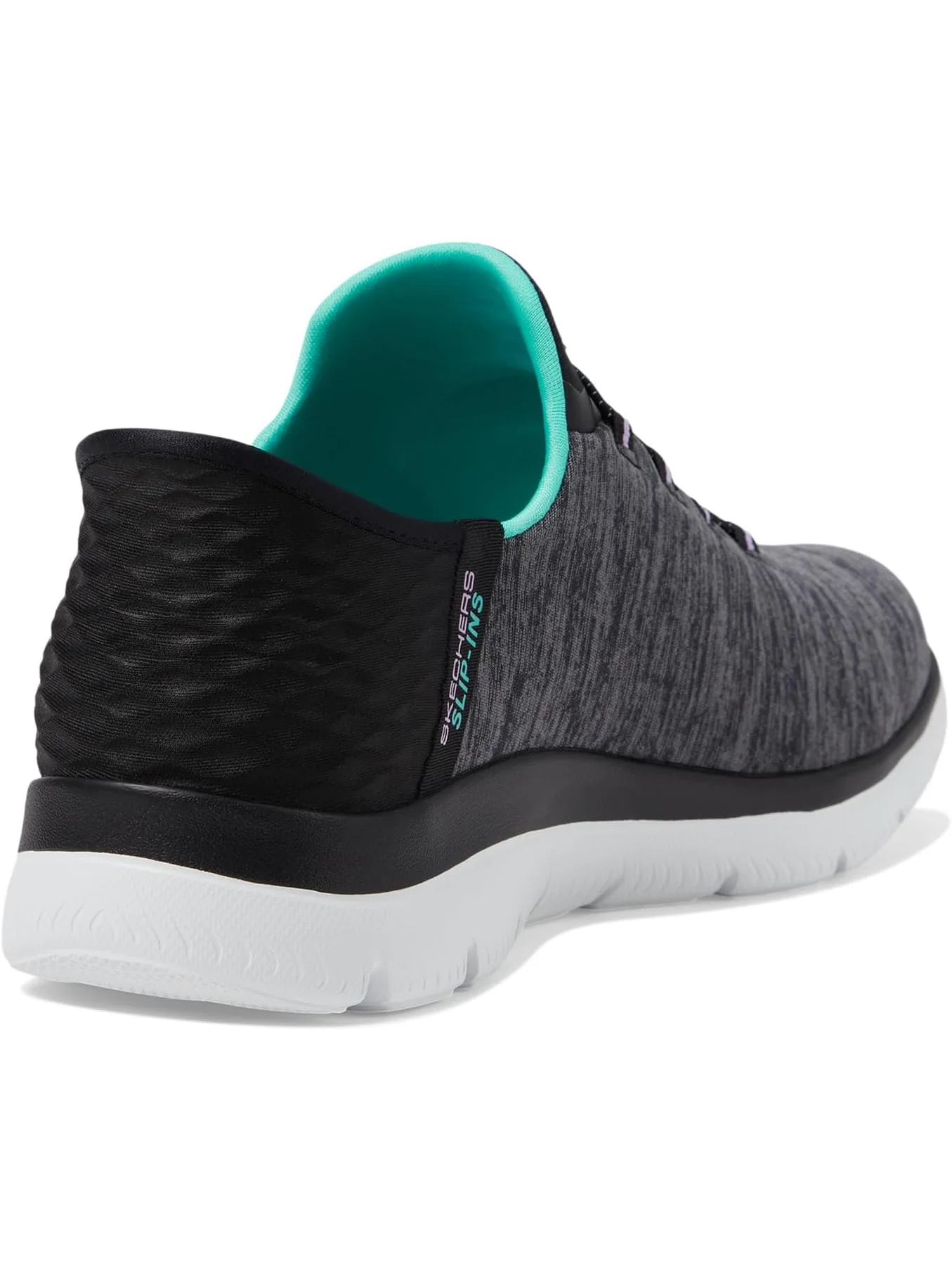 Кроссовки SKECHERS Summits - Hands Free Slip-Ins — изображение 5 из 6, черный