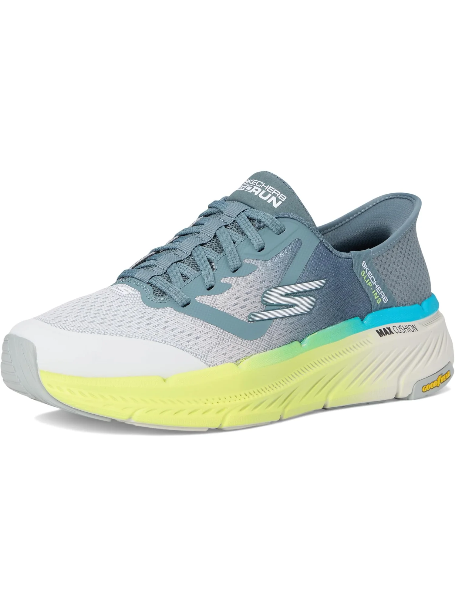 Кроссовки SKECHERS Skechers Hands Free Slip-ins Max Cushion Premier 2.0 — изображение 7 из 7, серый/мульти