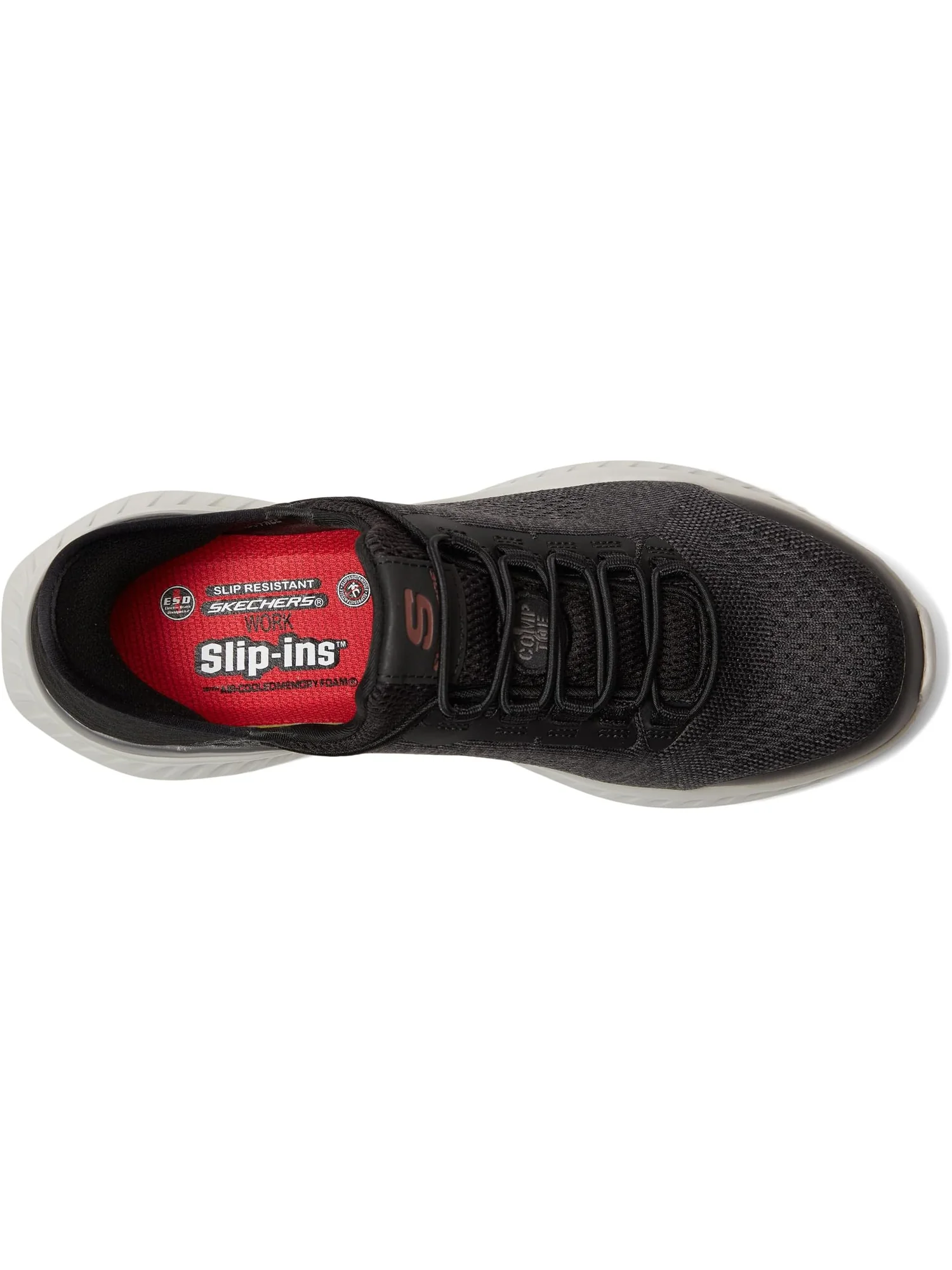 Кроссовки SKECHERS Work Tilido ESD Comp Toe — изображение 2 из 7, черный