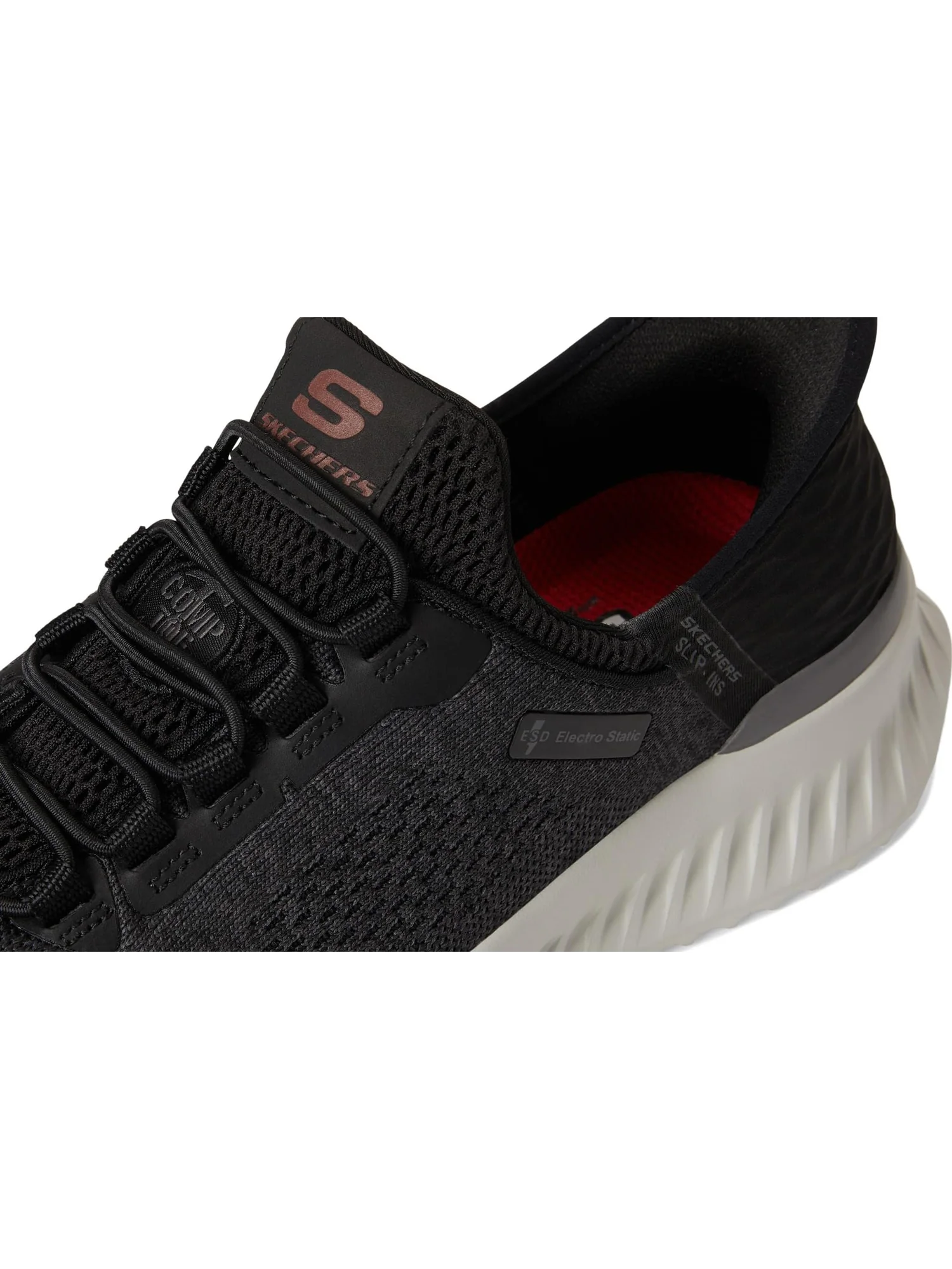 Кроссовки SKECHERS Work Tilido ESD Comp Toe — изображение 6 из 7, черный