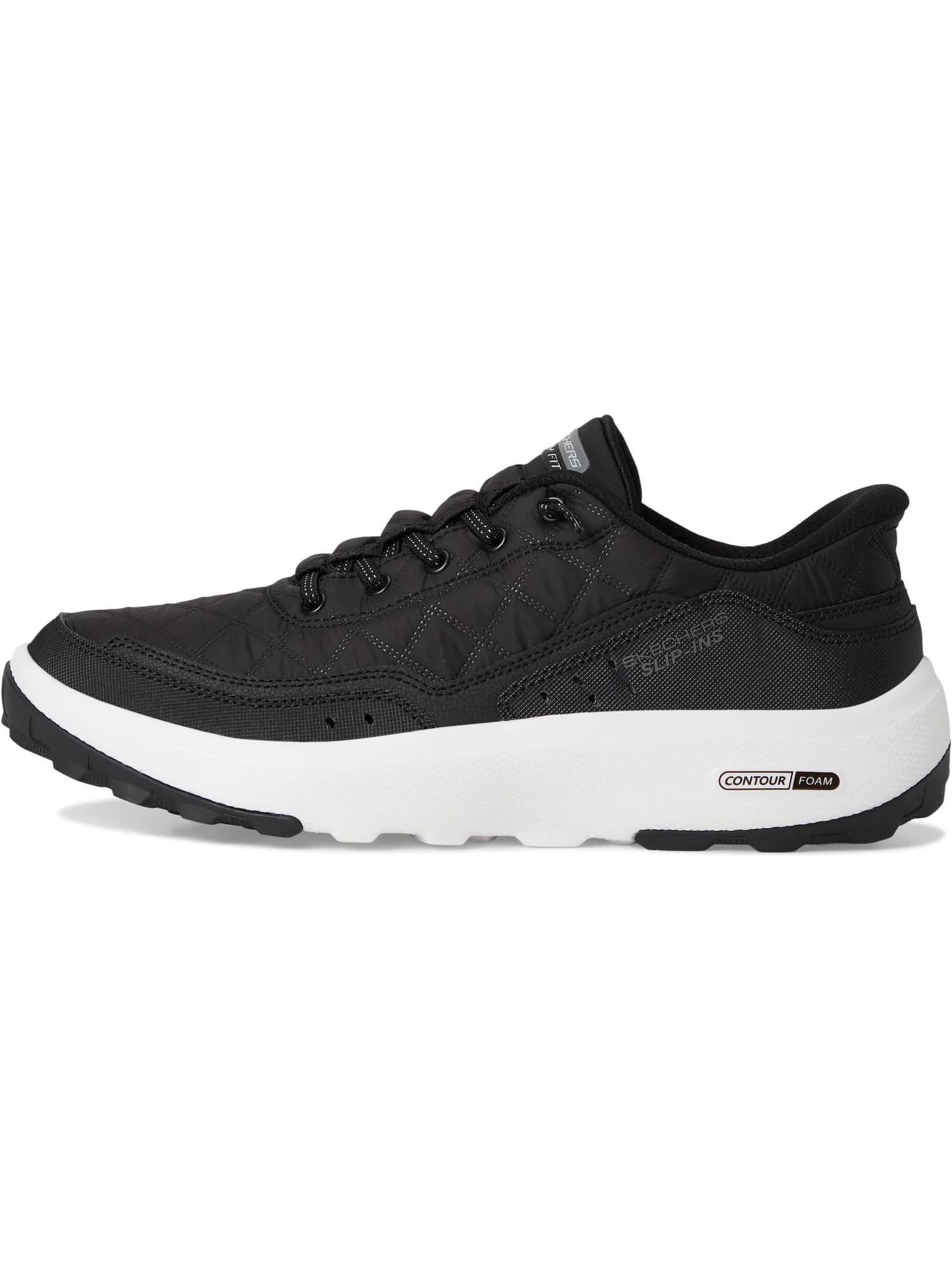 Кроссовки SKECHERS Urban Explore Cozy Fit Hands Free Slip-in — изображение 4 из 7, черный/белый