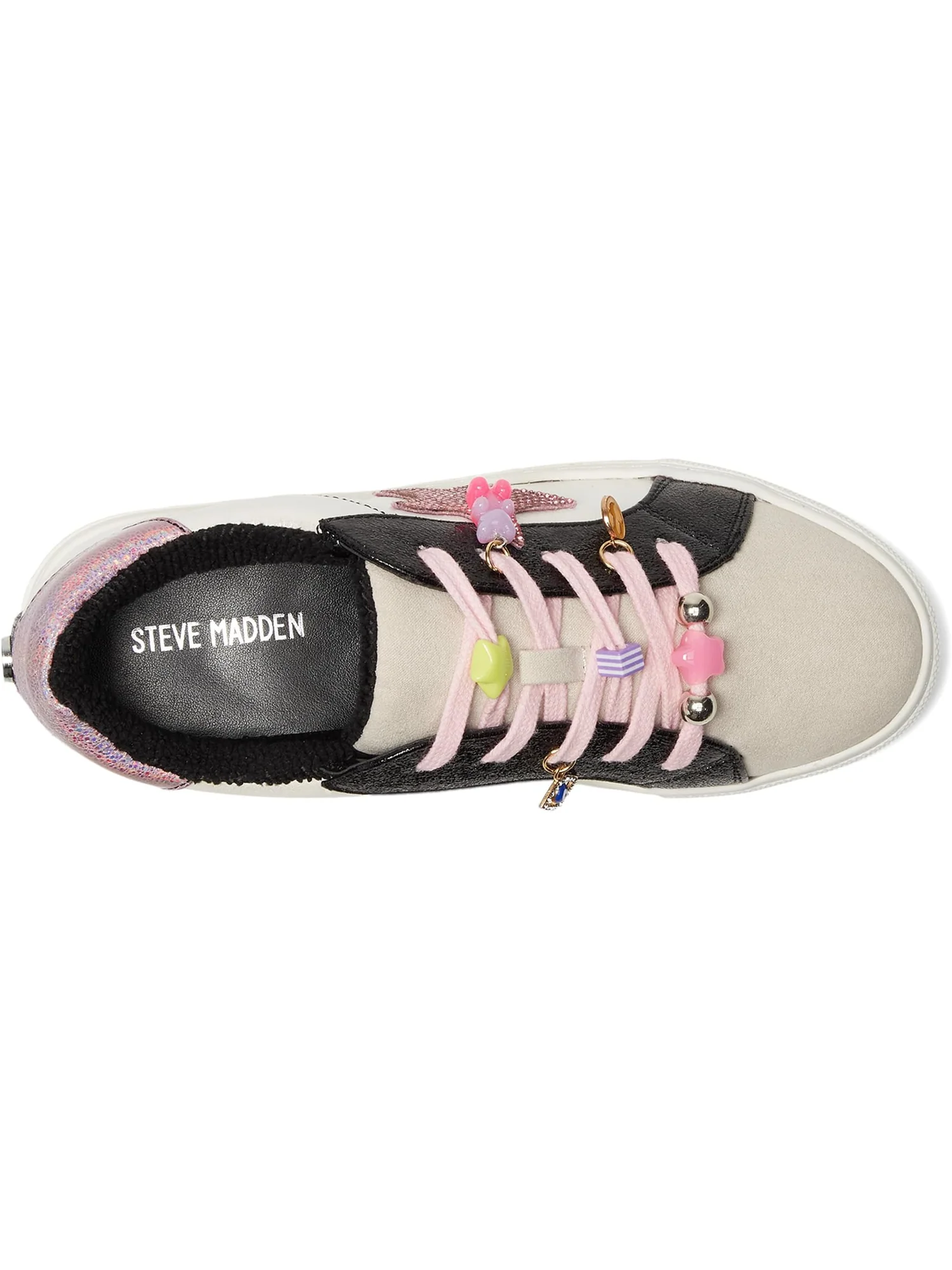 Кроссовки Steve Madden Kids Rezume — изображение 2 из 7, белый мульти
