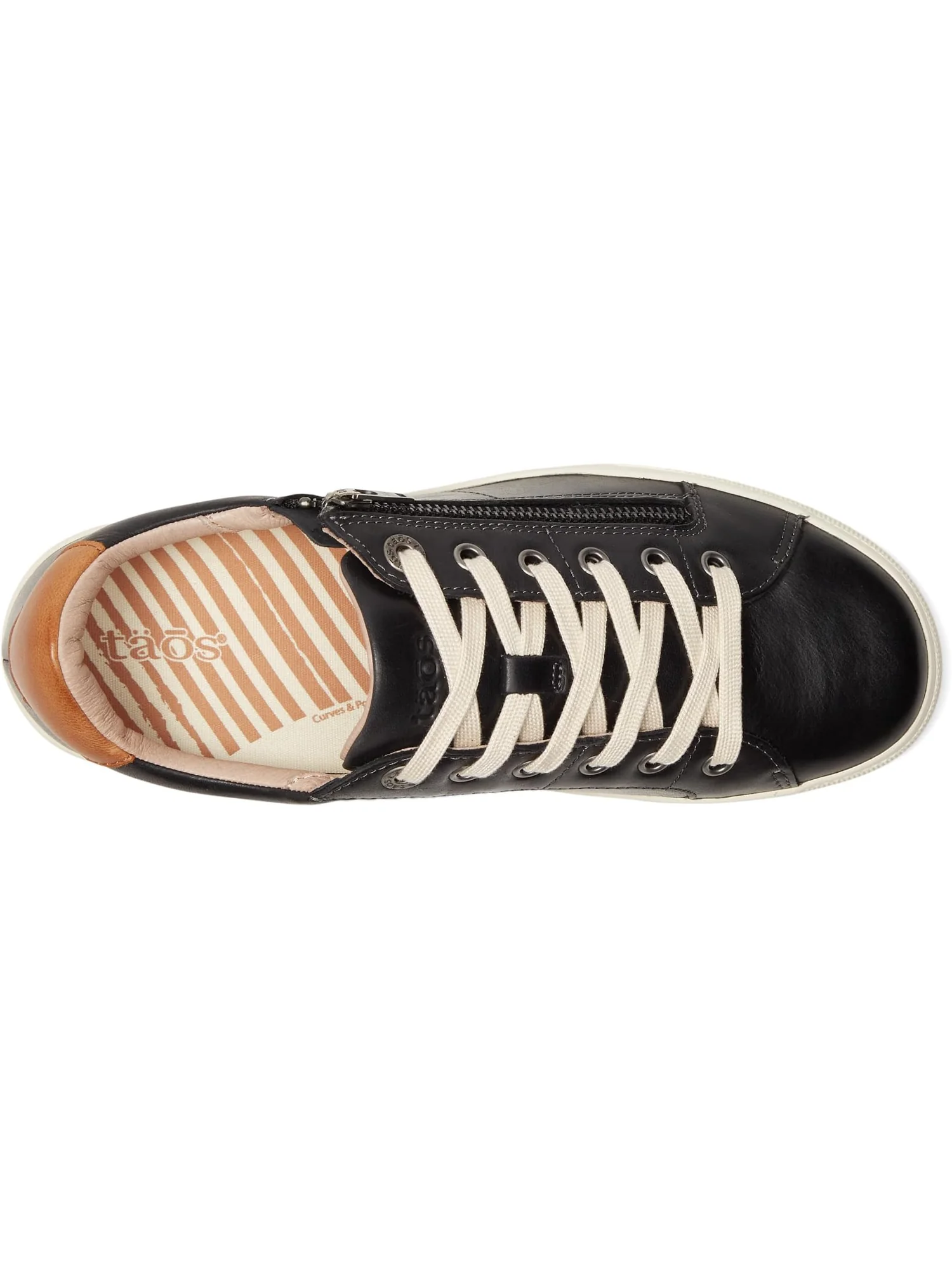 Кроссовки Taos Footwear Z Soul Lux — изображение 2 из 7, черный/бежевый