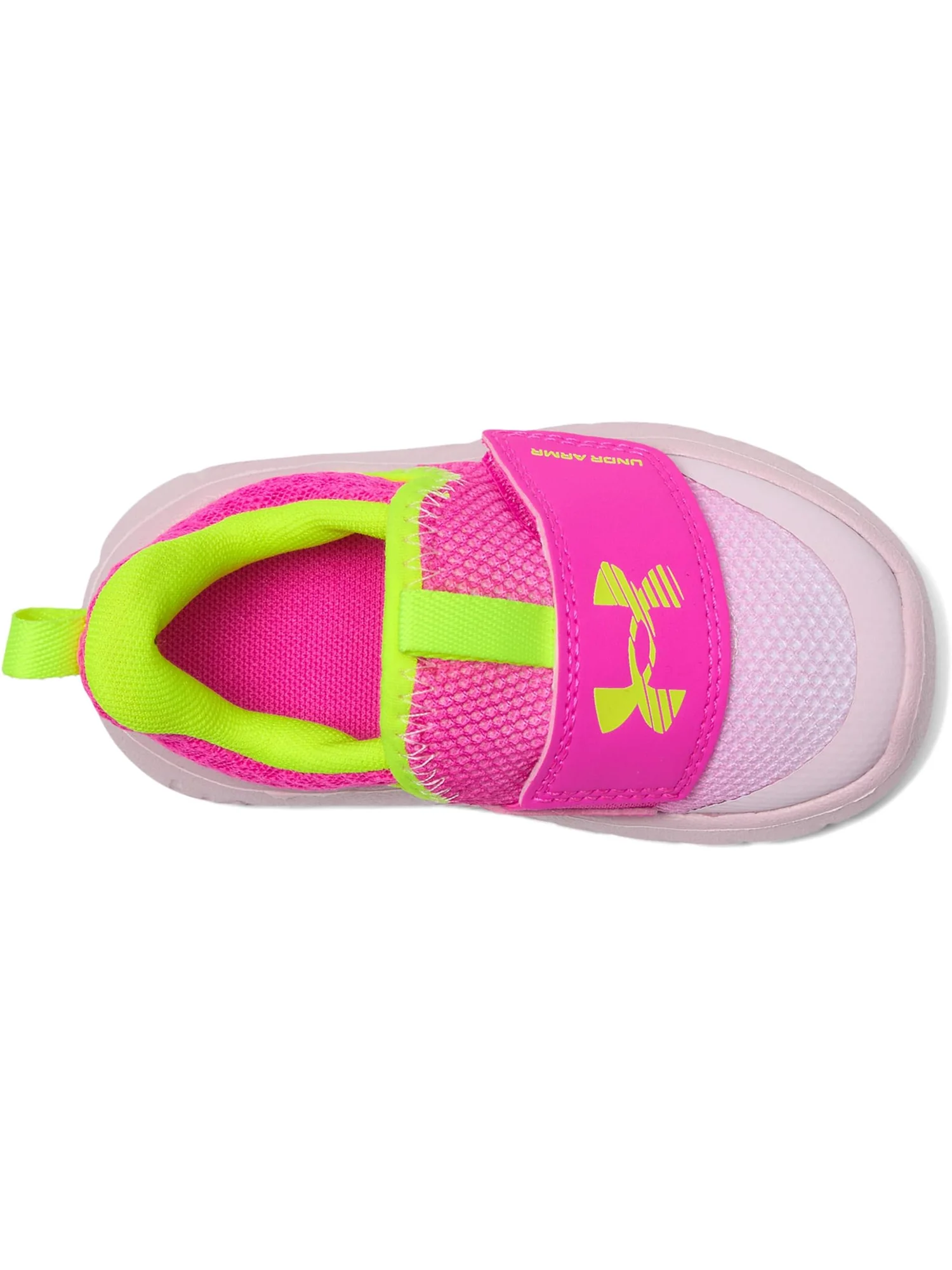 Кроссовки Under Armour Kids Flash — изображение 2 из 7, розовый/розовый/желтый