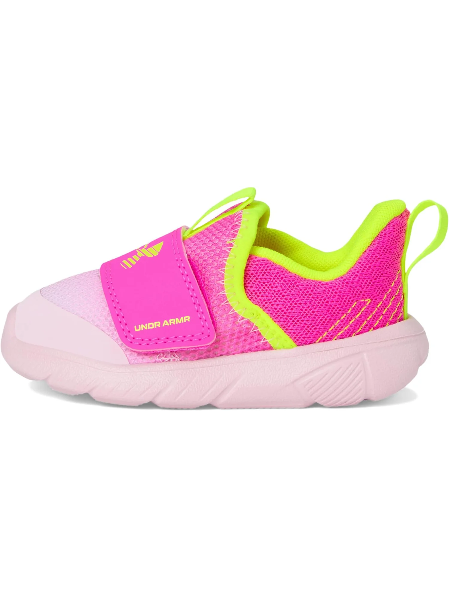 Кроссовки Under Armour Kids Flash — изображение 4 из 7, розовый/розовый/желтый