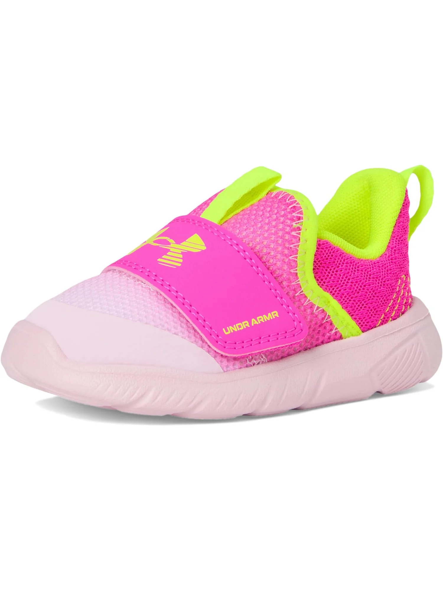 Кроссовки Under Armour Kids Flash — изображение 7 из 7, розовый/розовый/желтый