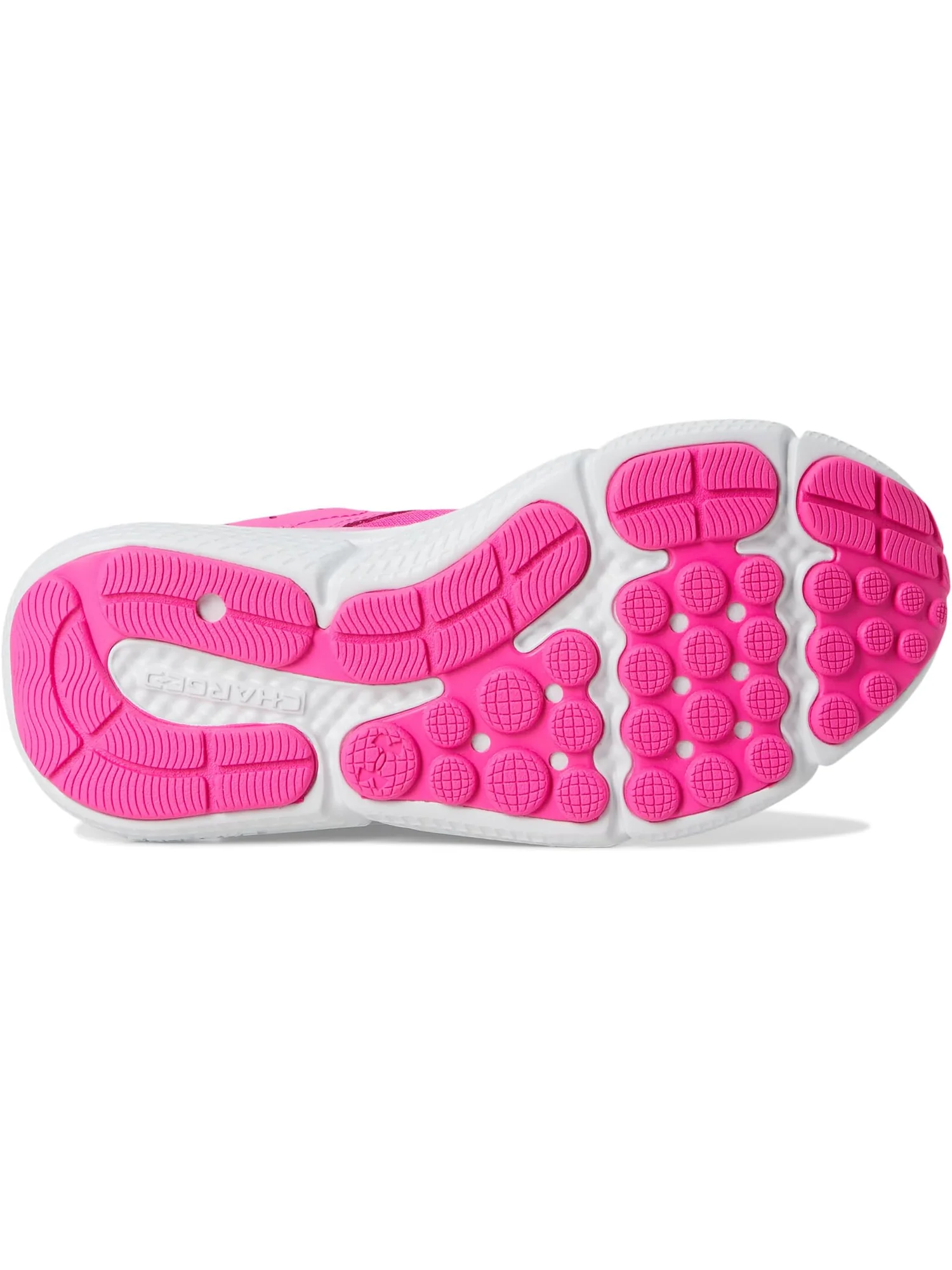 Кроссовки Under Armour Kids Assert 10 — изображение 3 из 7, розовый/желтый/белый
