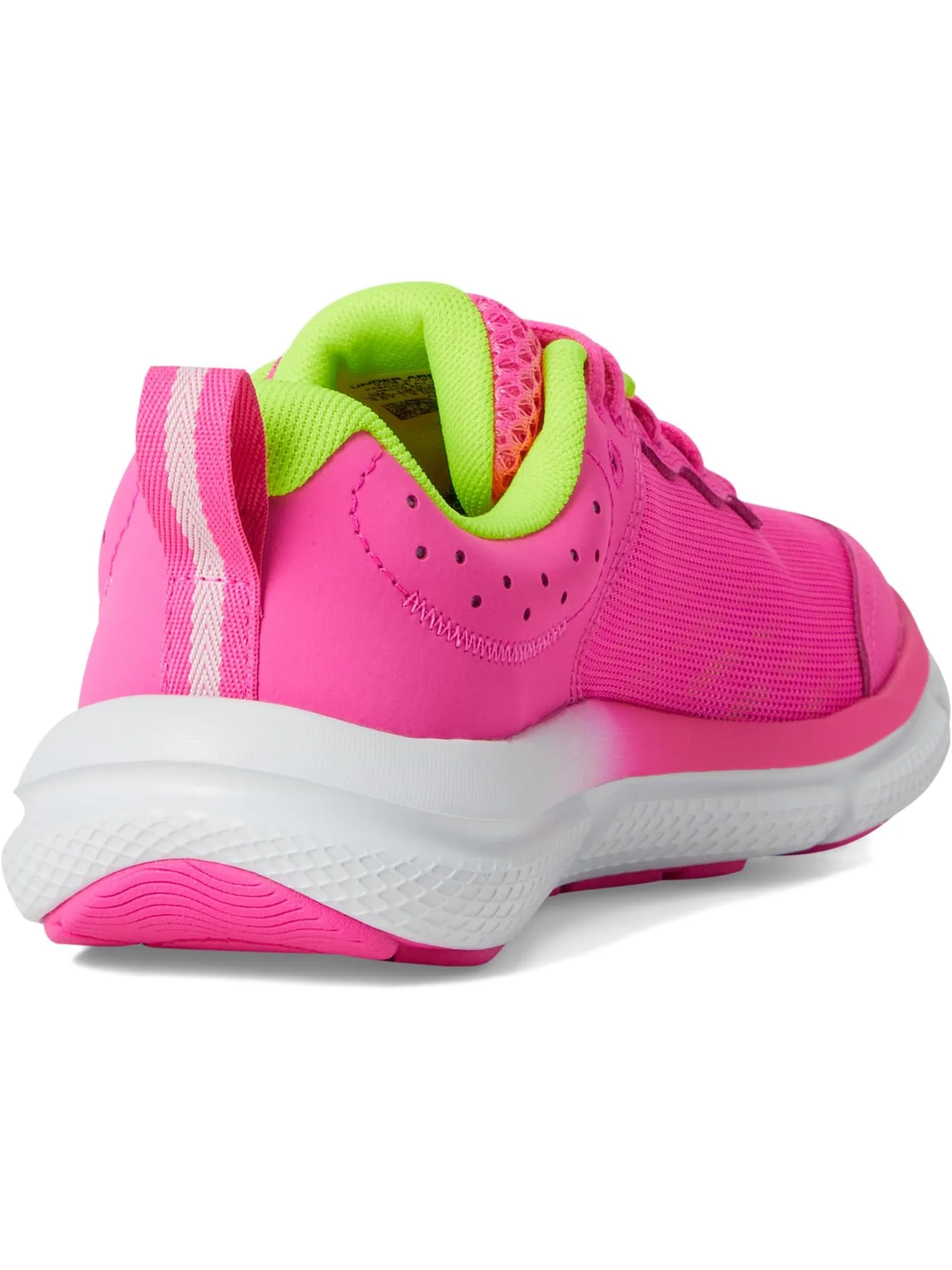 Кроссовки Under Armour Kids Assert 10 — изображение 5 из 7, розовый/желтый/белый