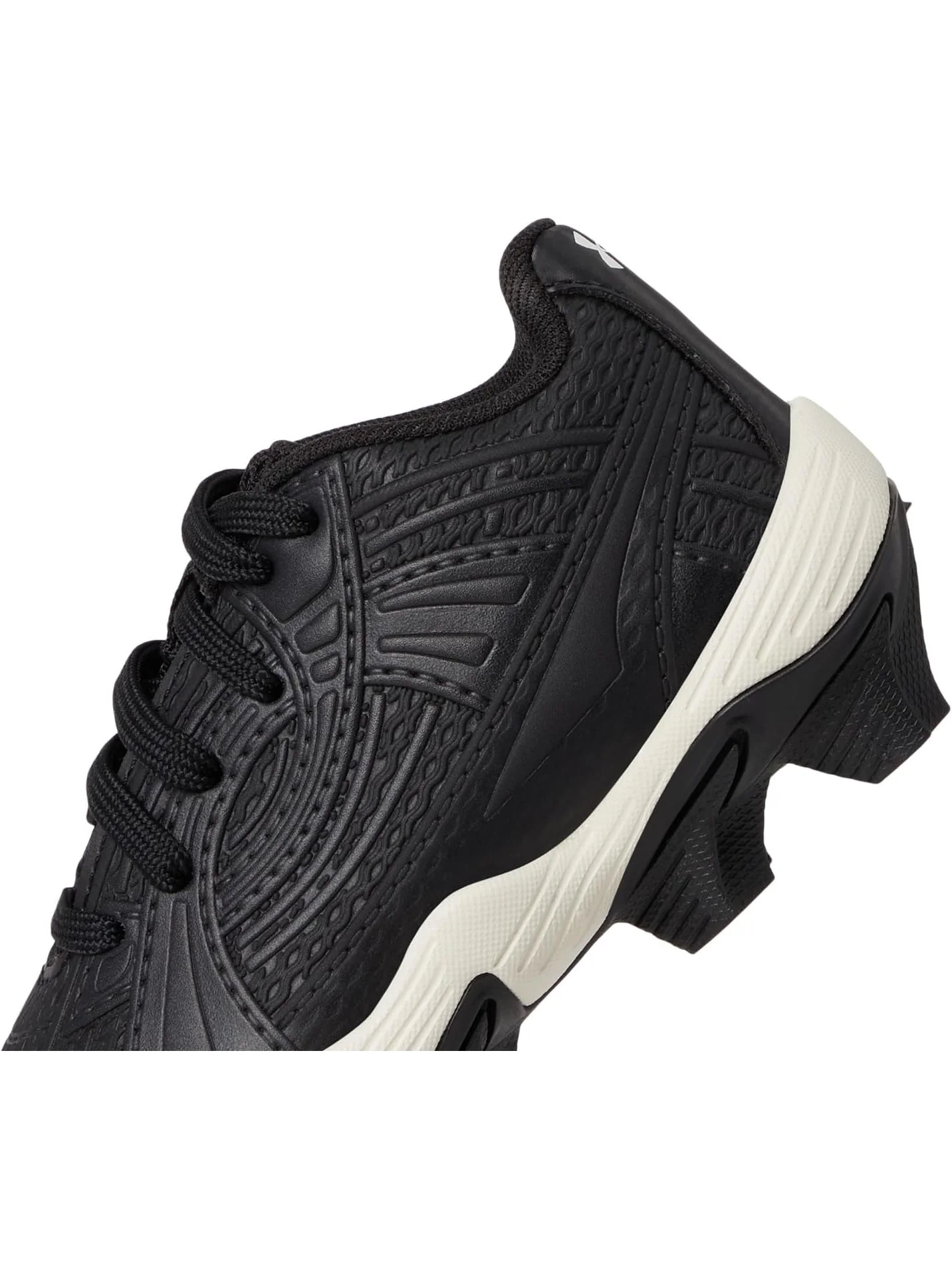 Кроссовки Under Armour Kids Glyde Sola Jr RM Softball Cleats — изображение 6 из 7, черный/белый/черный