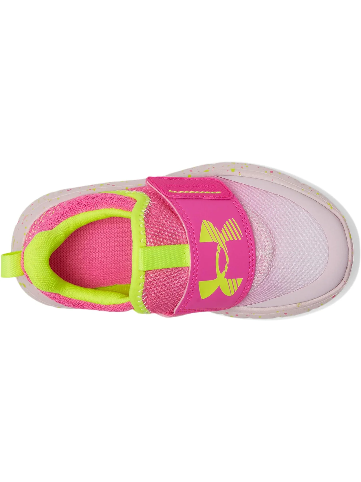 Кроссовки Under Armour Kids Flash — изображение 2 из 7, розовый/розовый/желтый