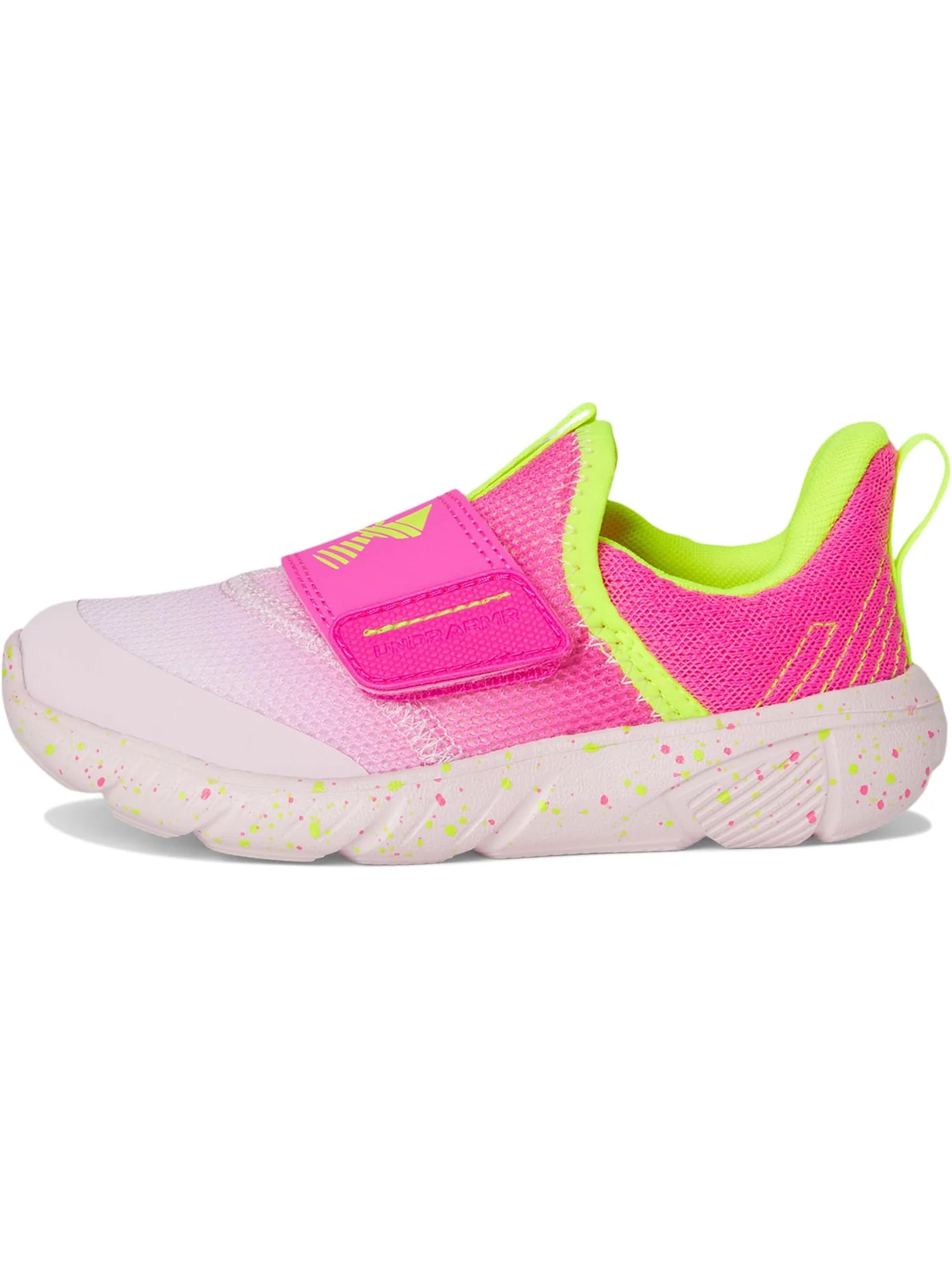 Кроссовки Under Armour Kids Flash — изображение 4 из 7, розовый/розовый/желтый