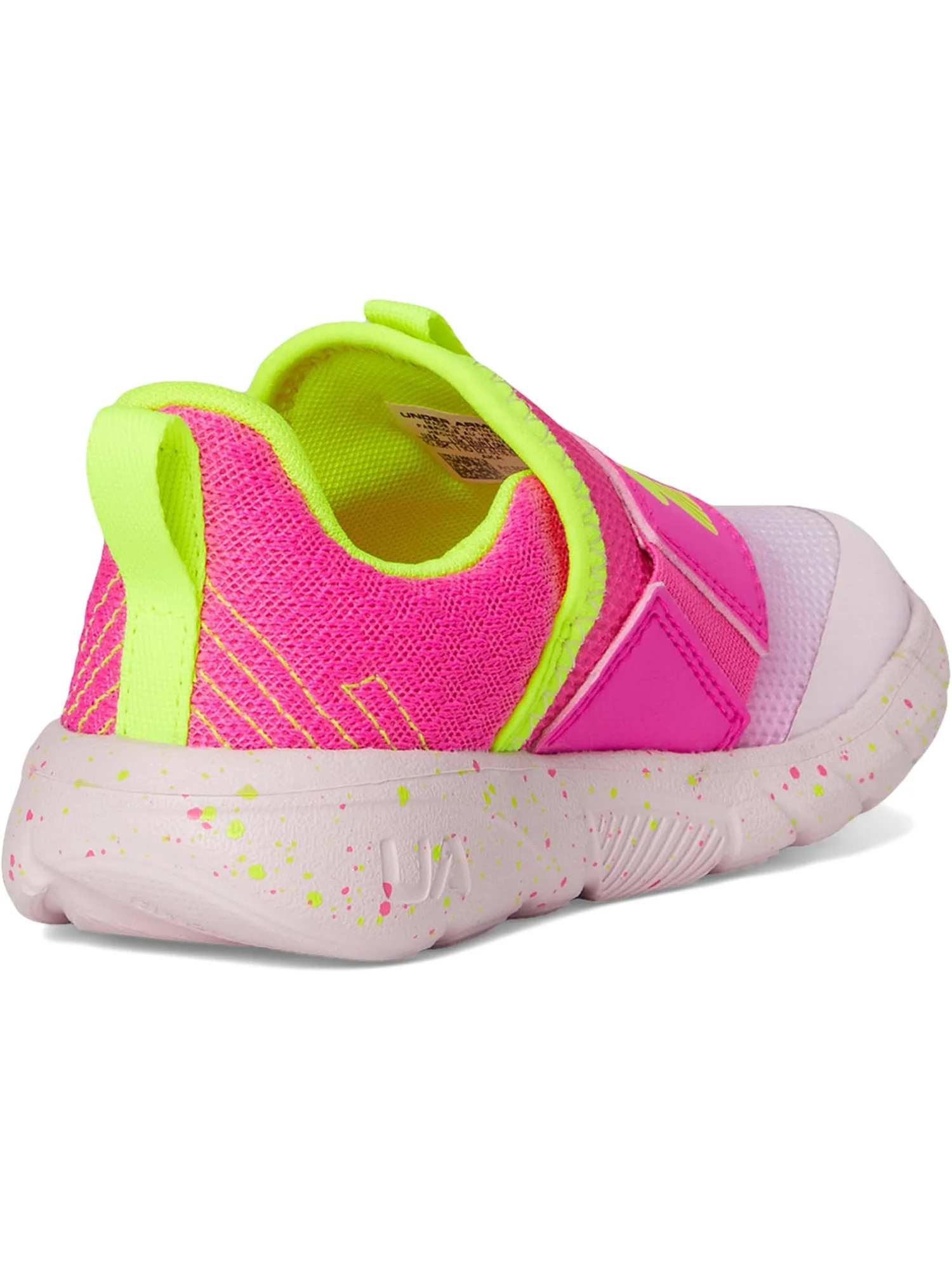 Кроссовки Under Armour Kids Flash — изображение 5 из 7, розовый/розовый/желтый