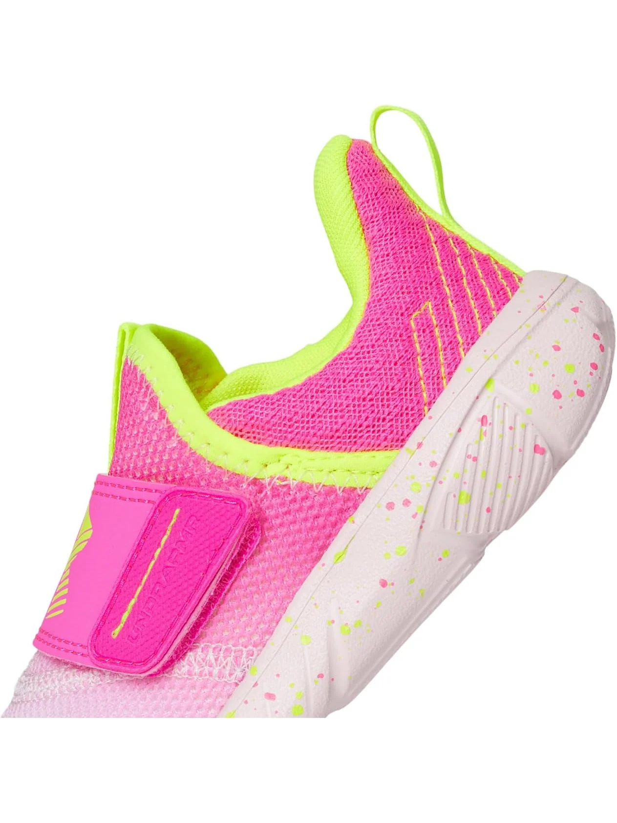 Кроссовки Under Armour Kids Flash — изображение 6 из 7, розовый/розовый/желтый