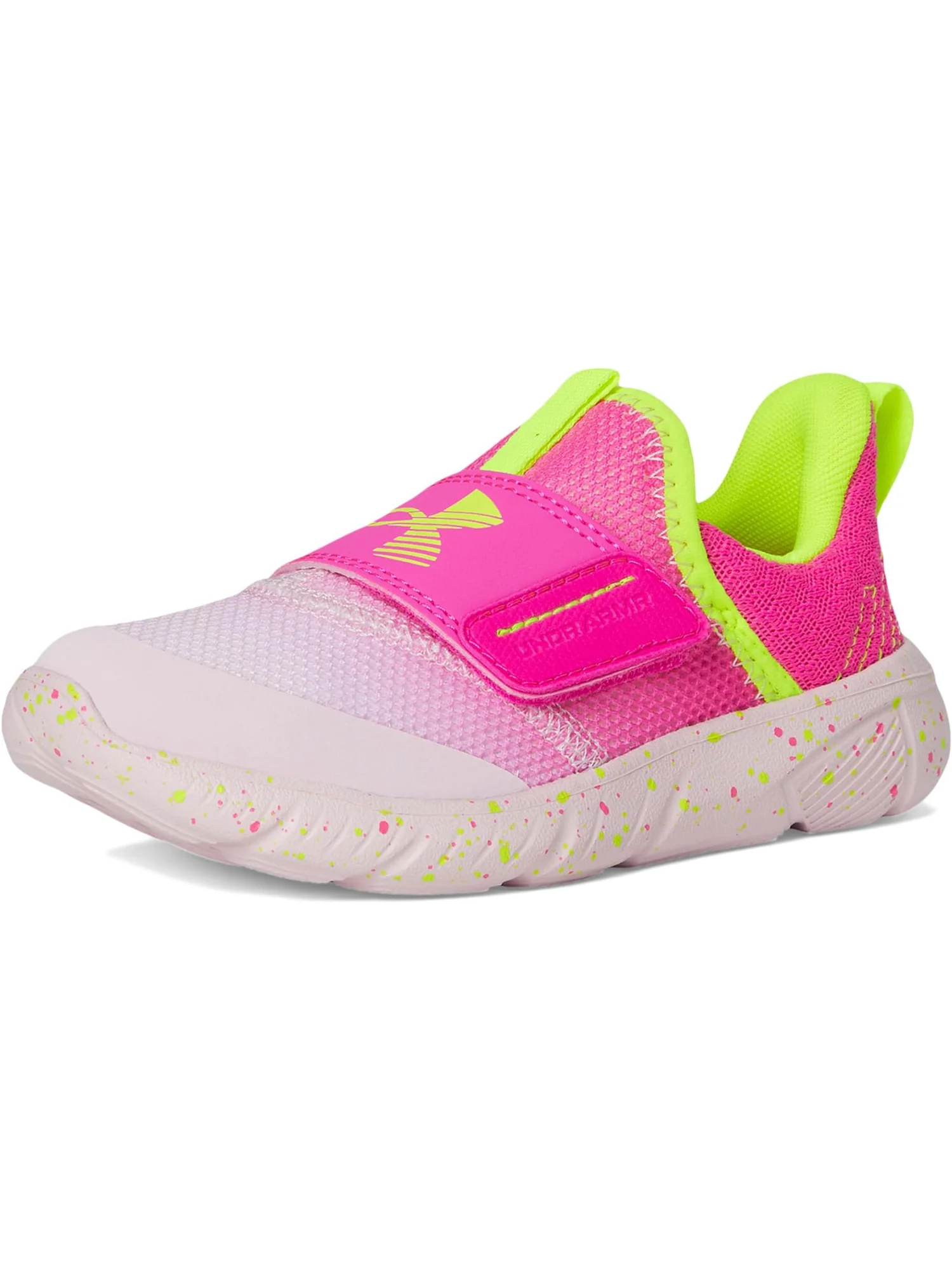 Кроссовки Under Armour Kids Flash — изображение 7 из 7, розовый/розовый/желтый