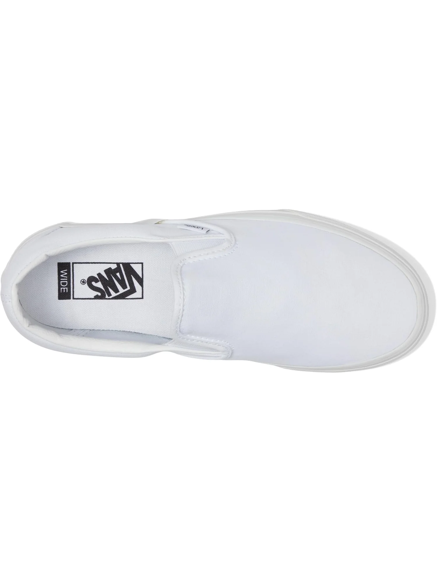 Кроссовки Vans Classic Slip-On Wide — изображение 2 из 6, белый