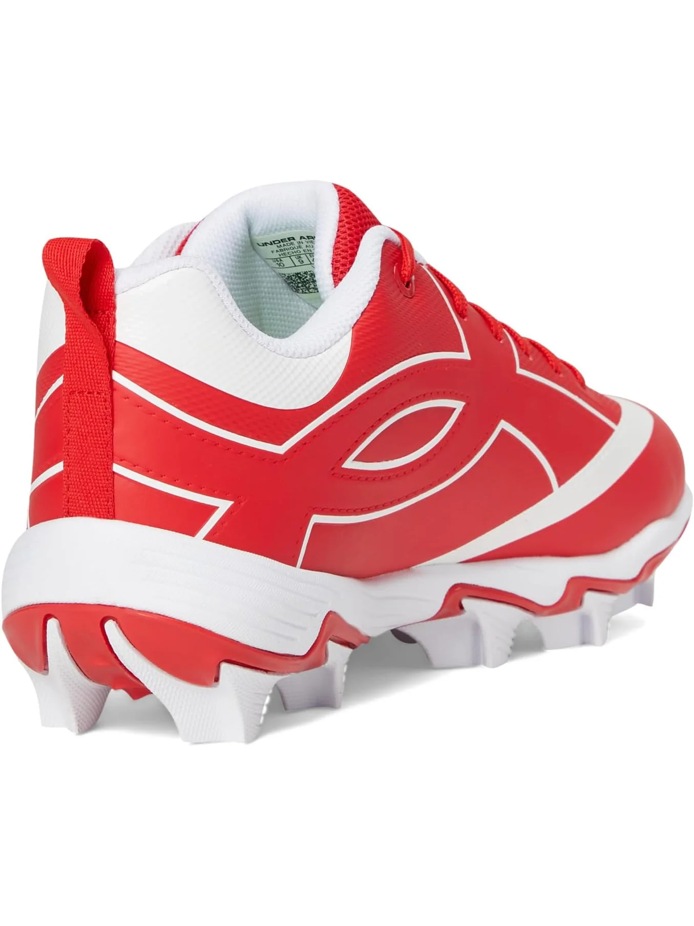 Кроссовки Under Armour Leadoff Icon Low RM Baseball Cleats — изображение 5 из 7, красный/белый/красный