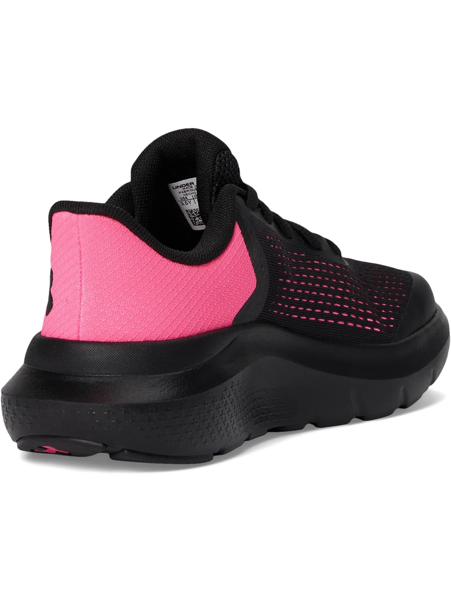 Кроссовки Under Armour Kids Rogue 5 — изображение 5 из 7, черный/розовый/розовый