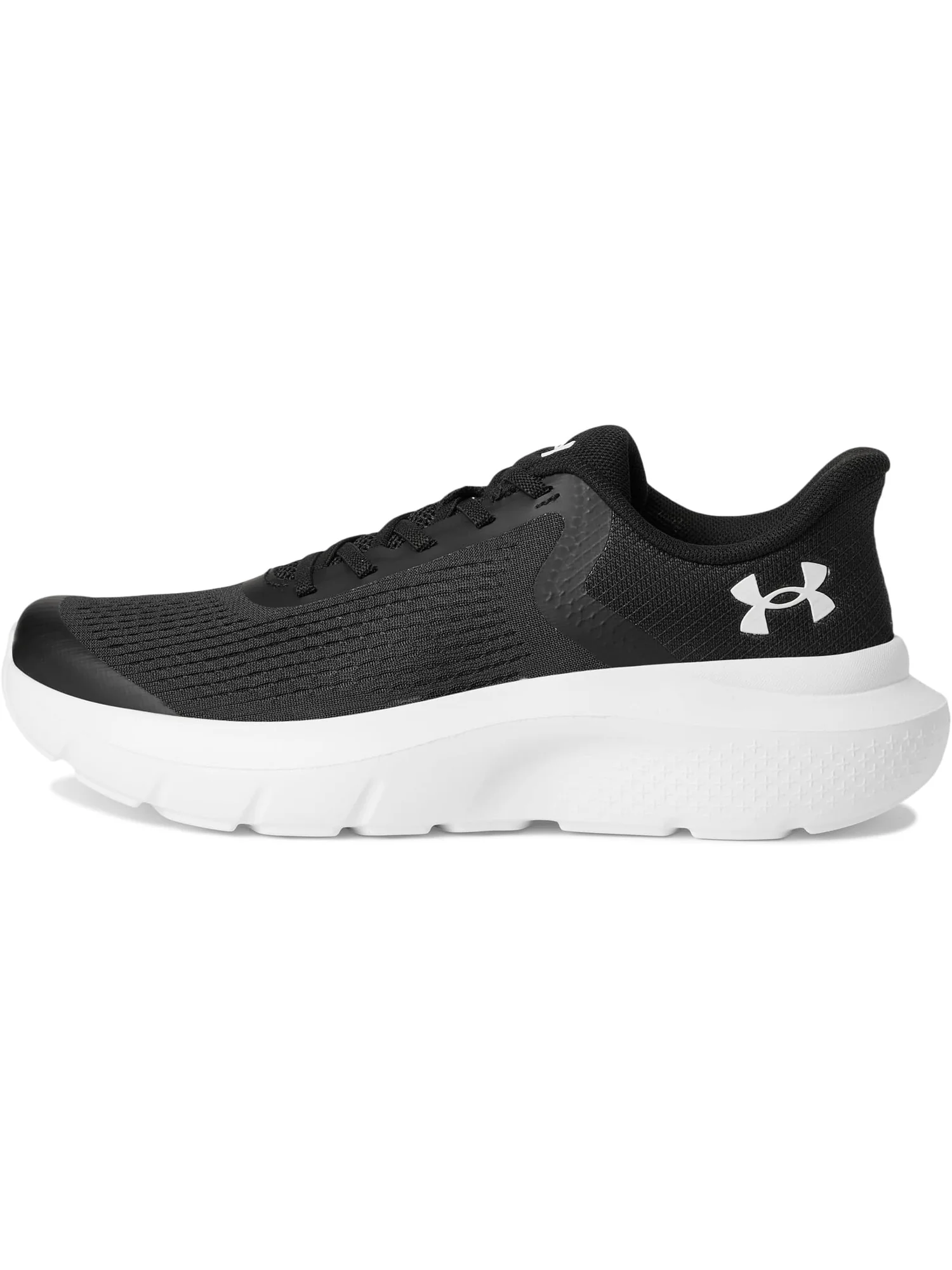 Кроссовки Under Armour Kids Rogue 4 Alternate Lace — изображение 4 из 7, черный/черный/белый