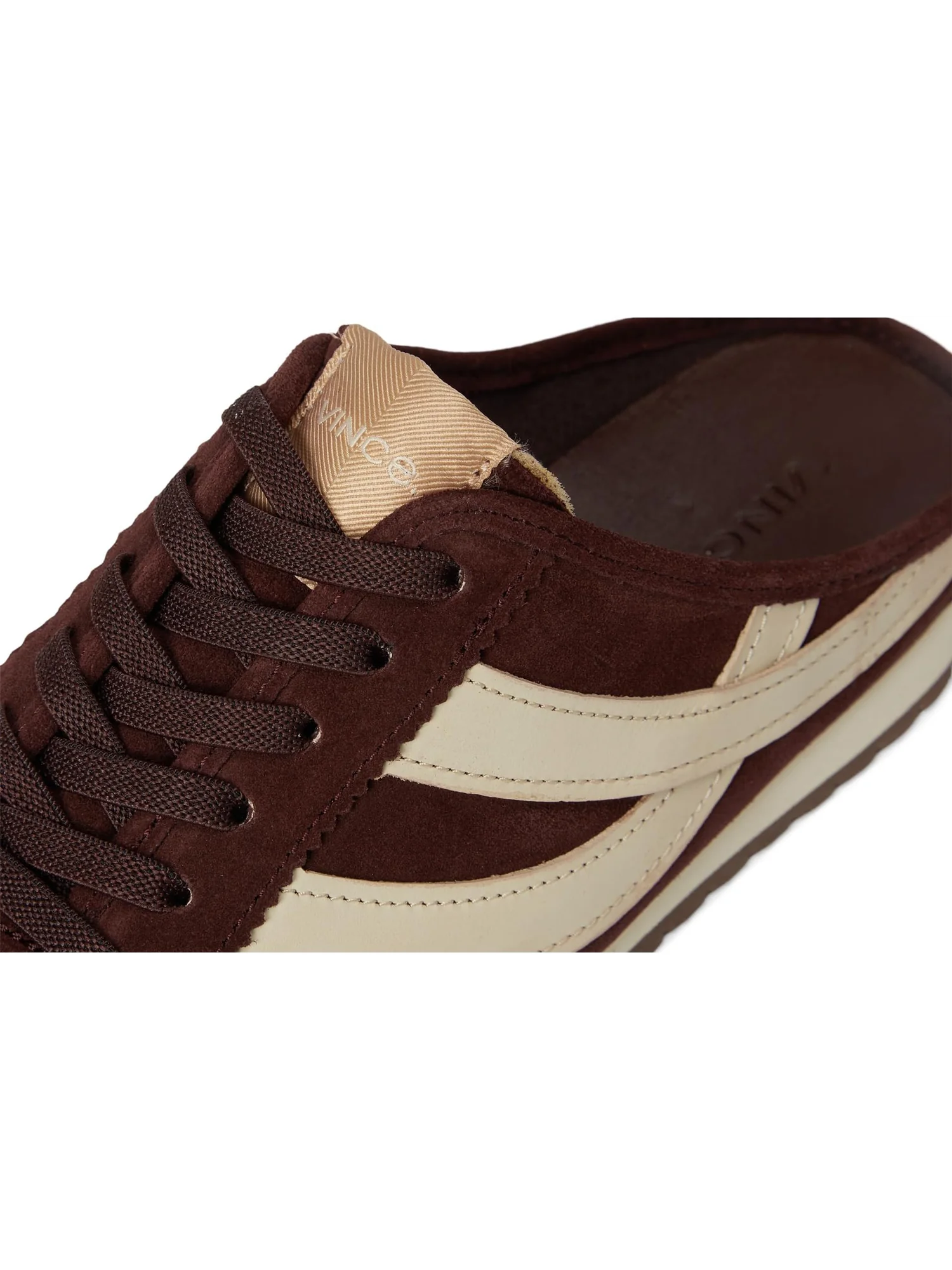 Кроссовки Vince Oasis Runner Mule Mule Shoes — изображение 6 из 7, коричневый