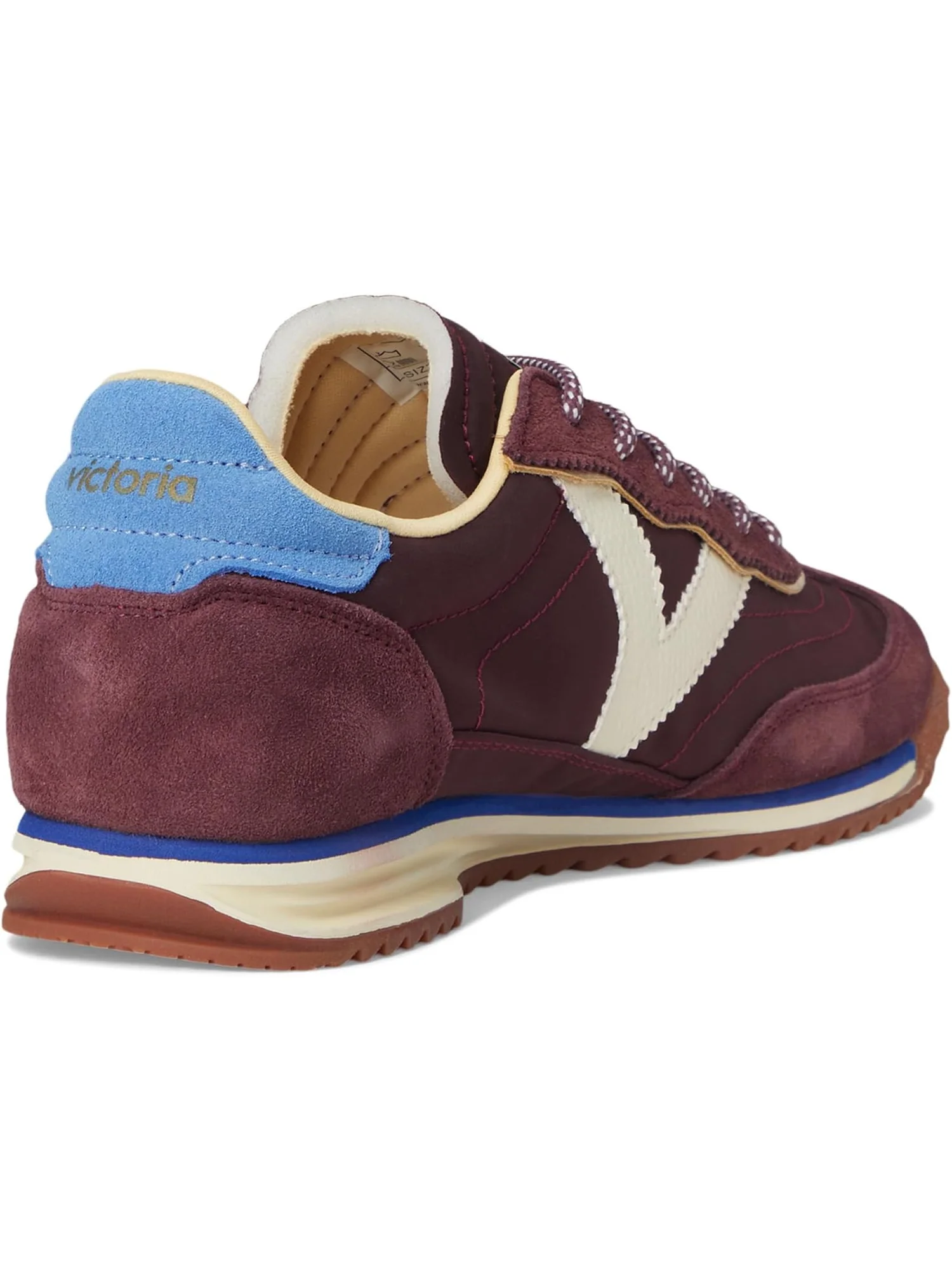 Кроссовки victoria Saturno Suede & Nylon — изображение 5 из 7, бордо