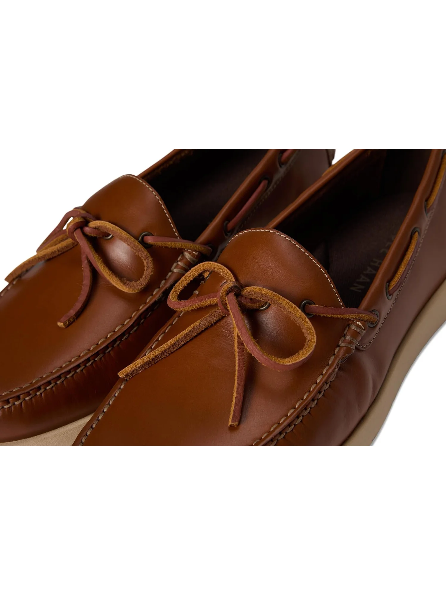 Лоферы Cole Haan Brower Moc Loafers — изображение 6 из 7, бежевый