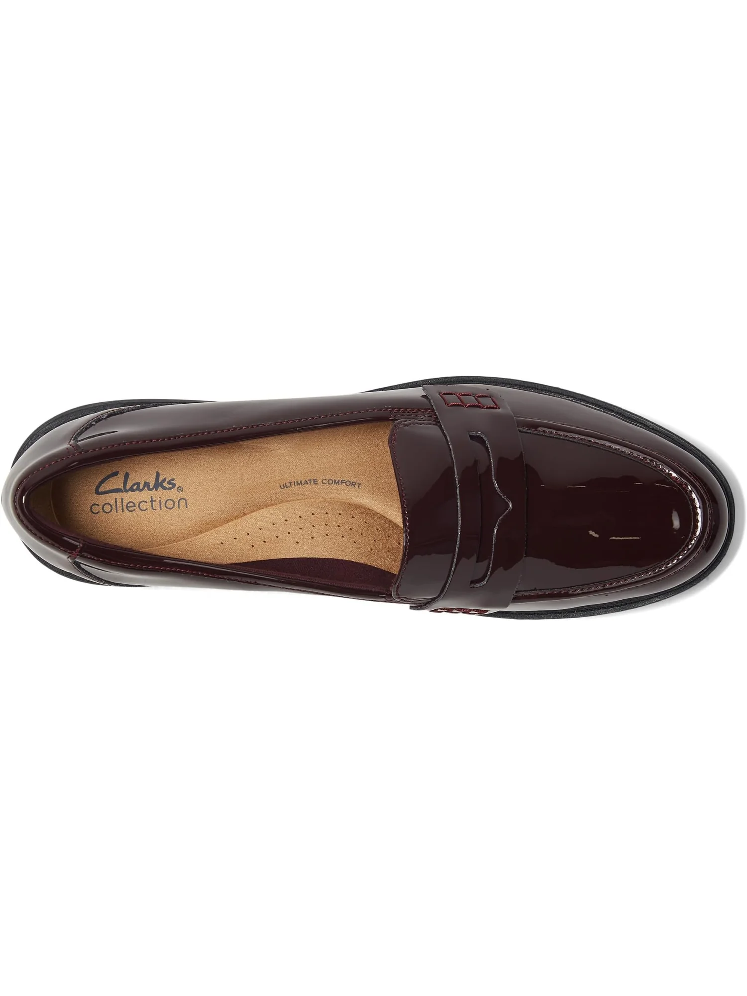 Лоферы Clarks Westlynn Ayla — изображение 2 из 7, бордовый