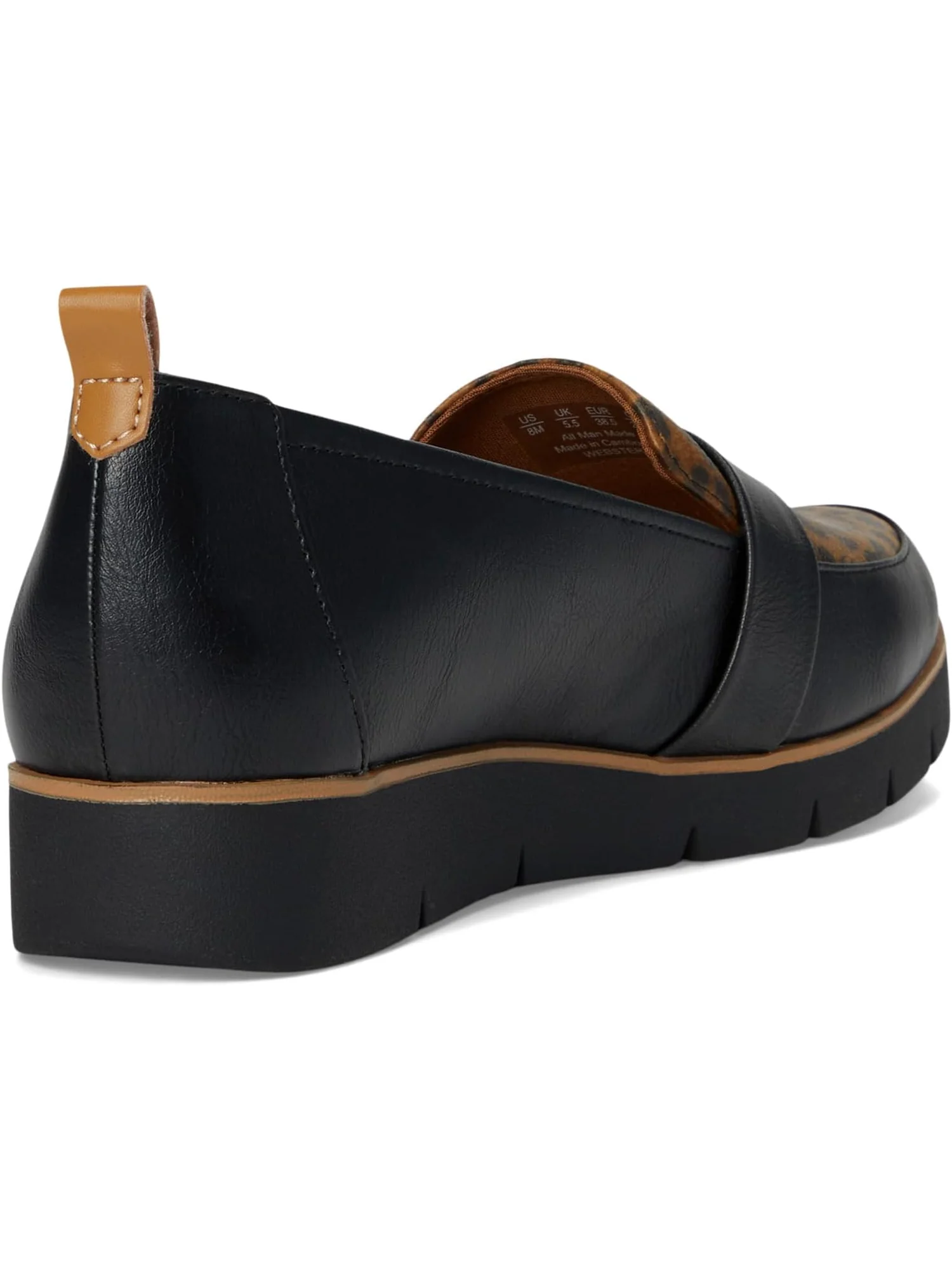 Лоферы Dr. Scholl's Webster Loafer/Moc Shoes — изображение 5 из 7, черный/черный коричневый