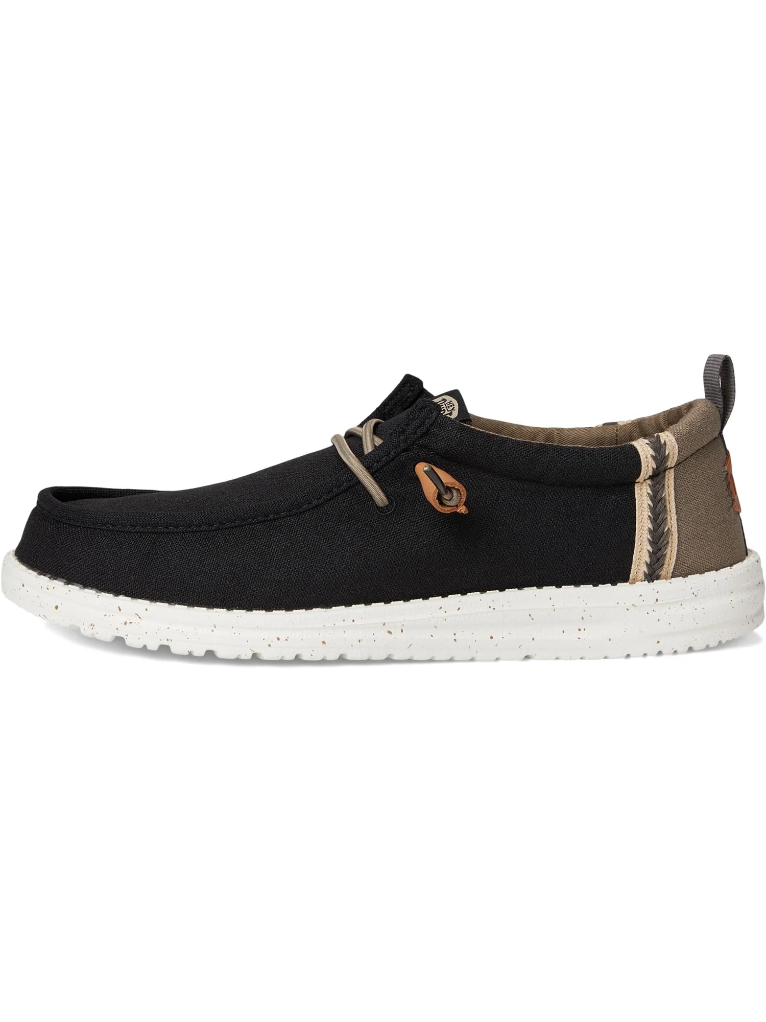 Лоферы Hey Dude Men's Wally Summer Linen — изображение 4 из 7, черный