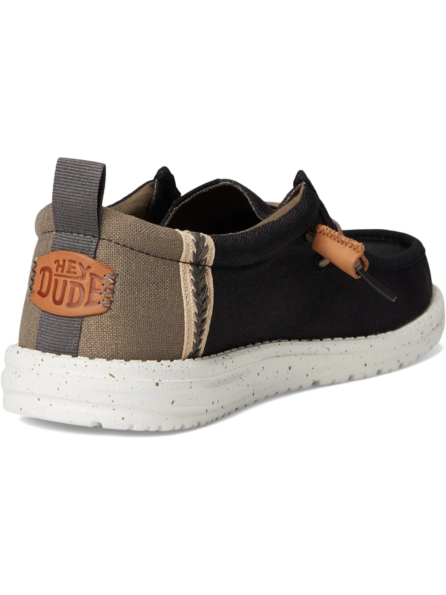 Лоферы Hey Dude Men's Wally Summer Linen — изображение 5 из 7, черный
