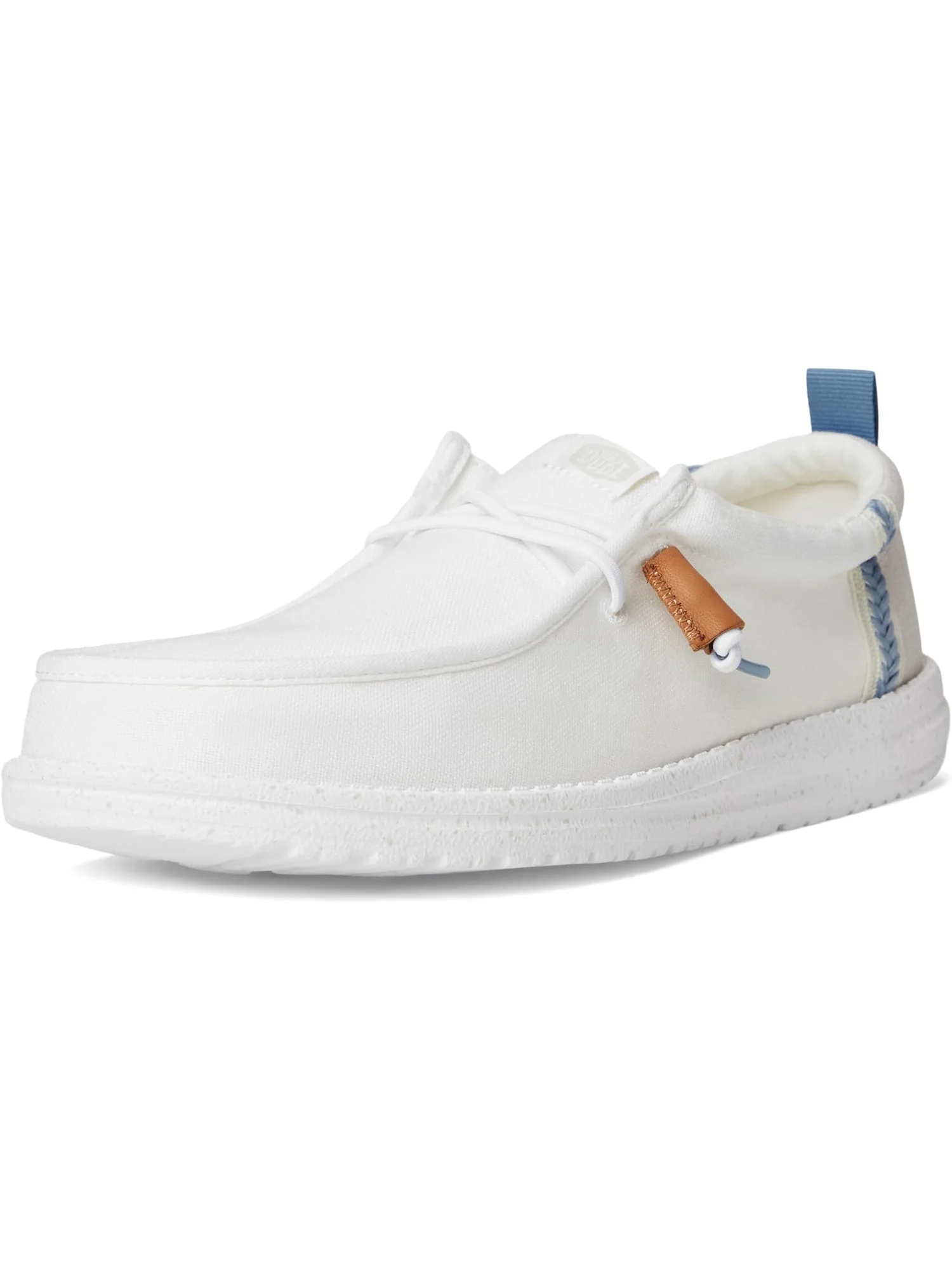 Лоферы Hey Dude Wally Summer Linen — изображение 7 из 7, белый/серый