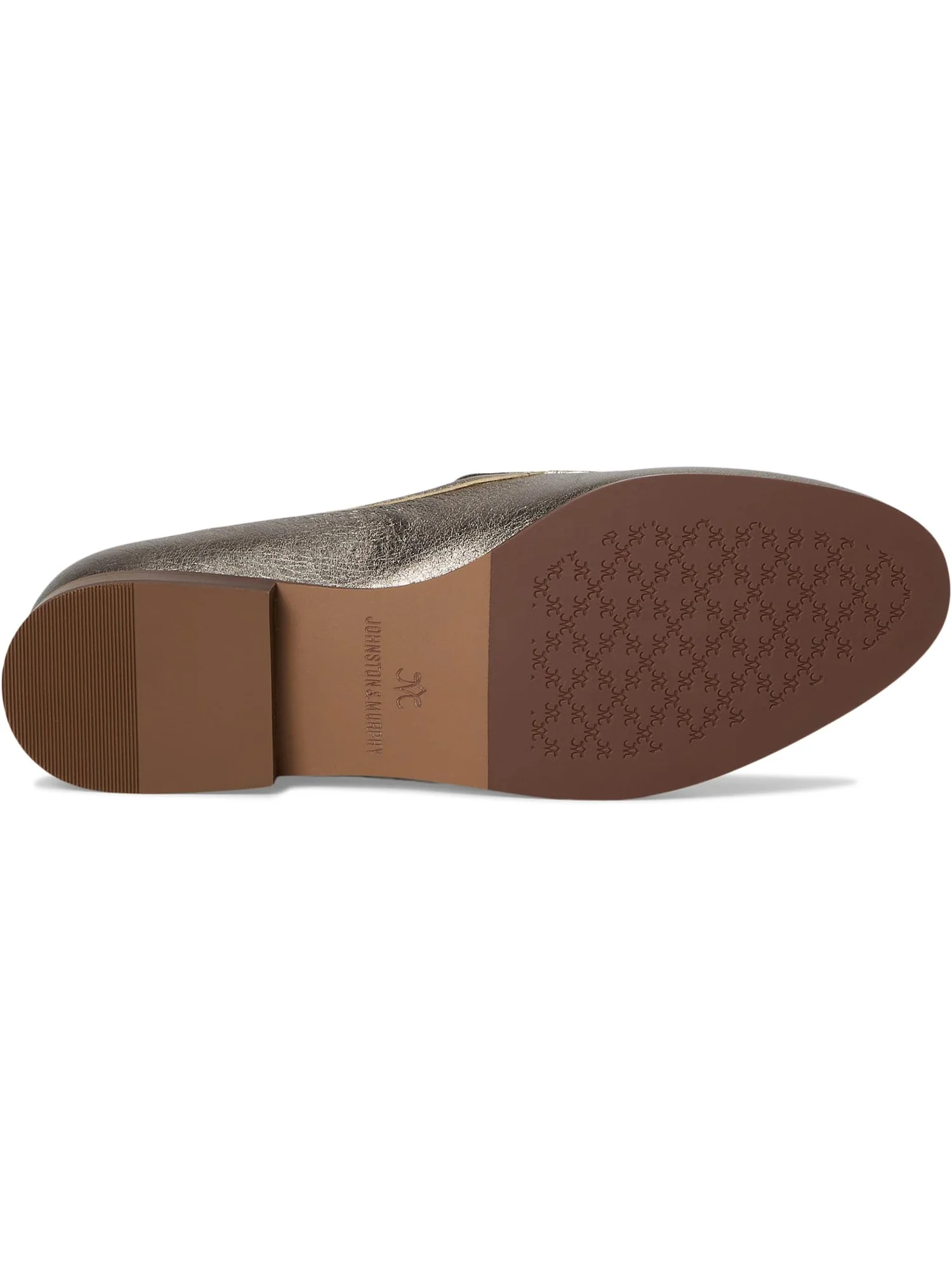 Лоферы Johnston & Murphy Ali Woven Loafer — изображение 3 из 7, золотистый металлик