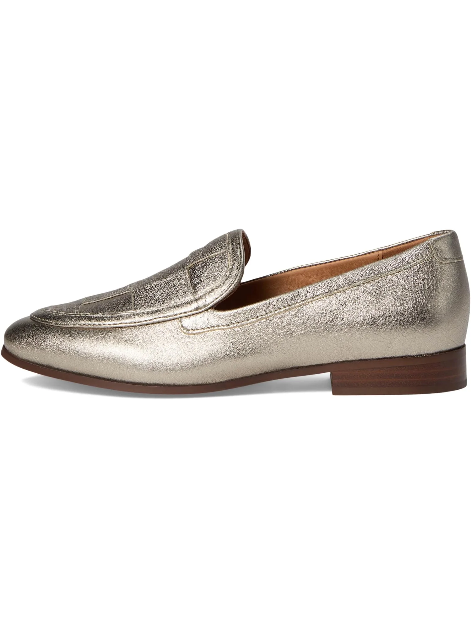 Лоферы Johnston & Murphy Ali Woven Loafer — изображение 4 из 7, золотистый металлик