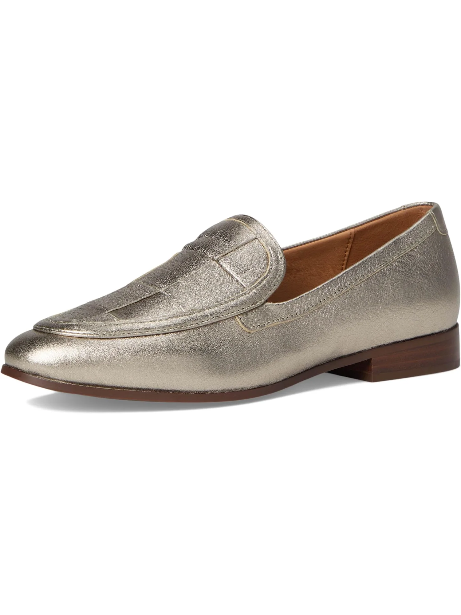 Лоферы Johnston & Murphy Ali Woven Loafer — изображение 7 из 7, золотистый металлик