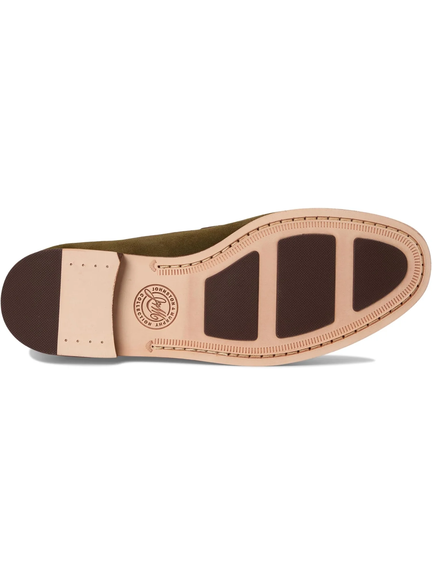 Лоферы Johnston & Murphy Collection Men's Baldwin Penny — изображение 3 из 7, оливковый/коричневый