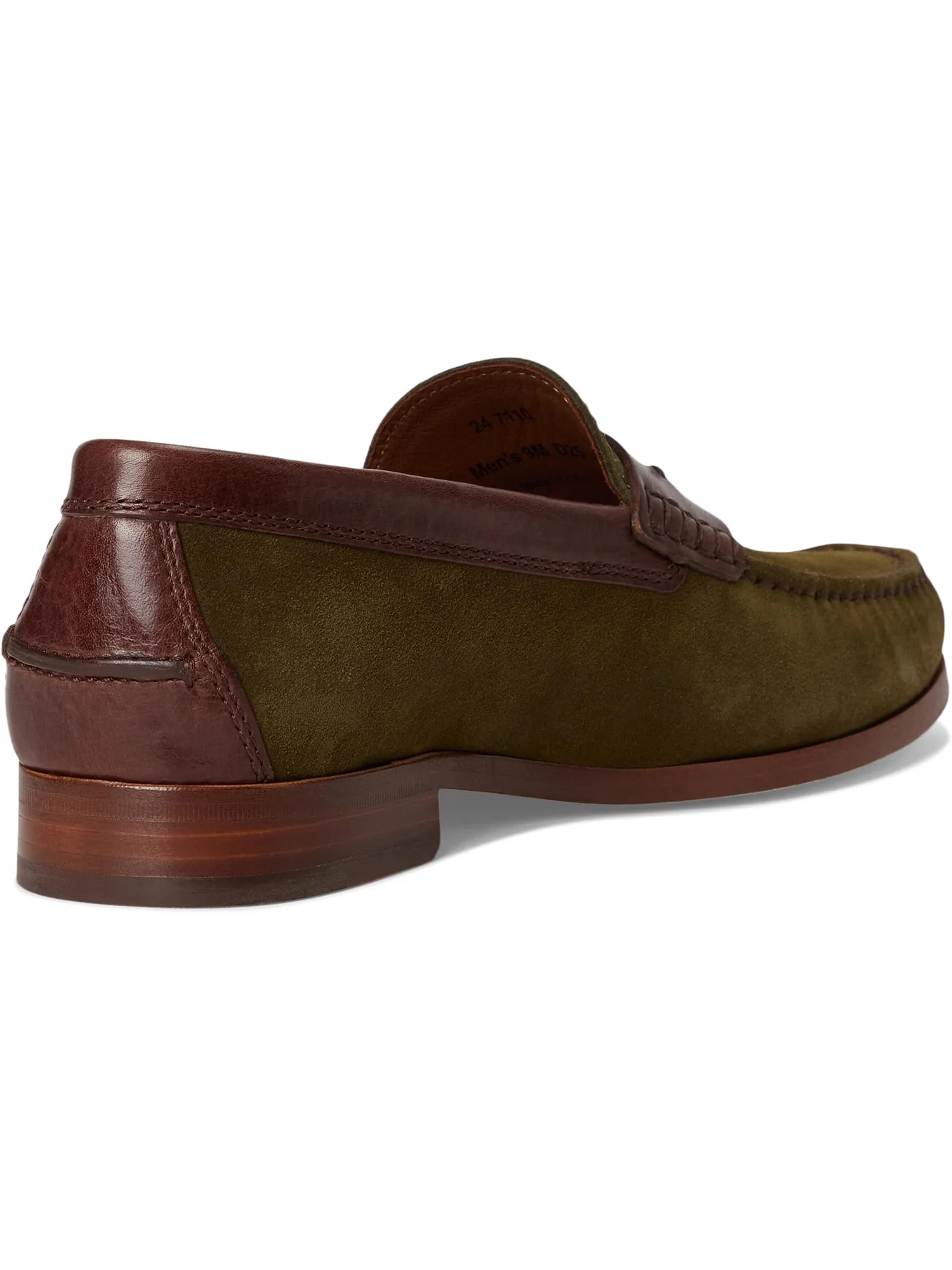 Лоферы Johnston & Murphy Collection Men's Baldwin Penny — изображение 5 из 7, оливковый/коричневый