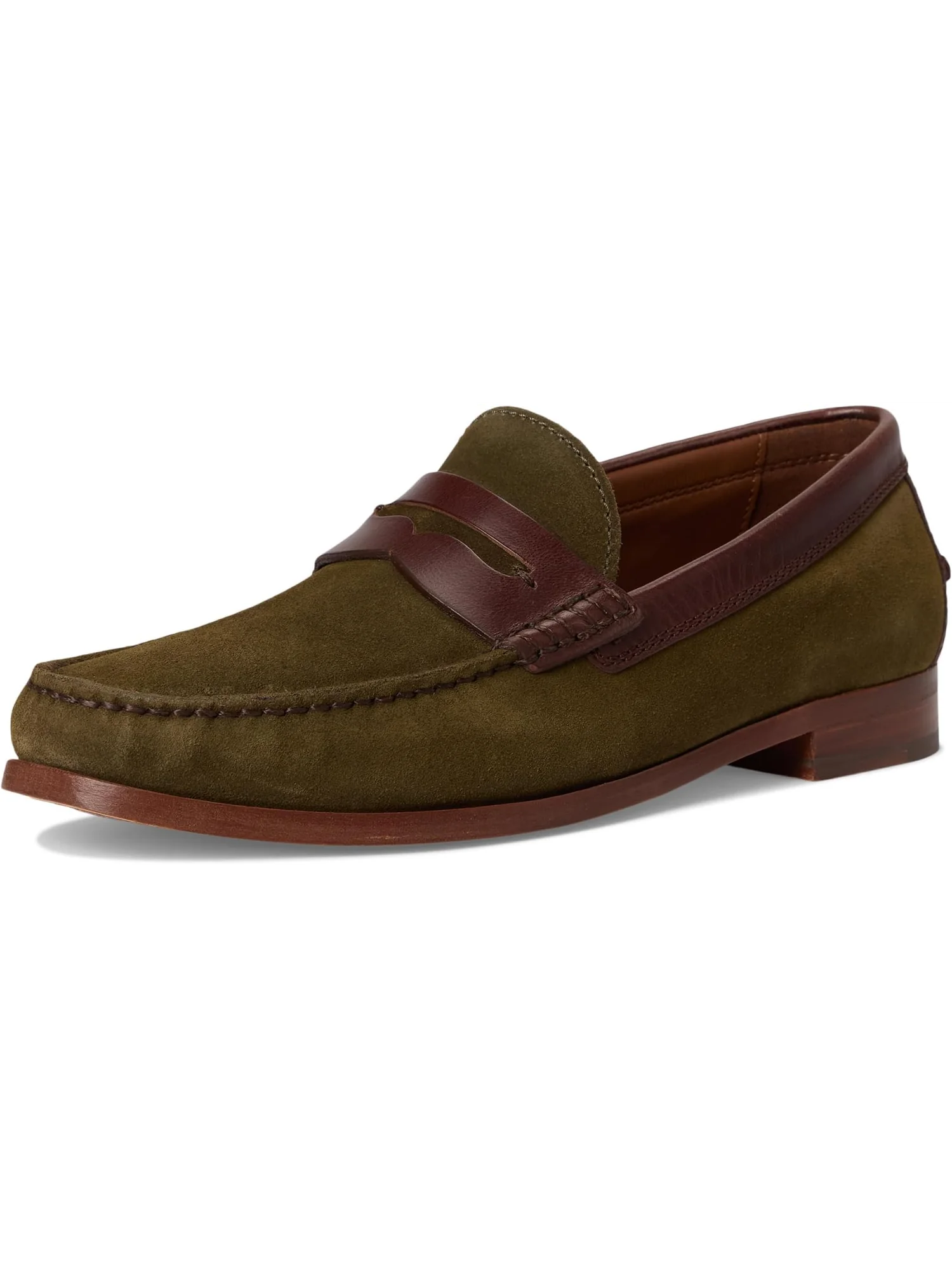 Лоферы Johnston & Murphy Collection Men's Baldwin Penny — изображение 7 из 7, оливковый/коричневый