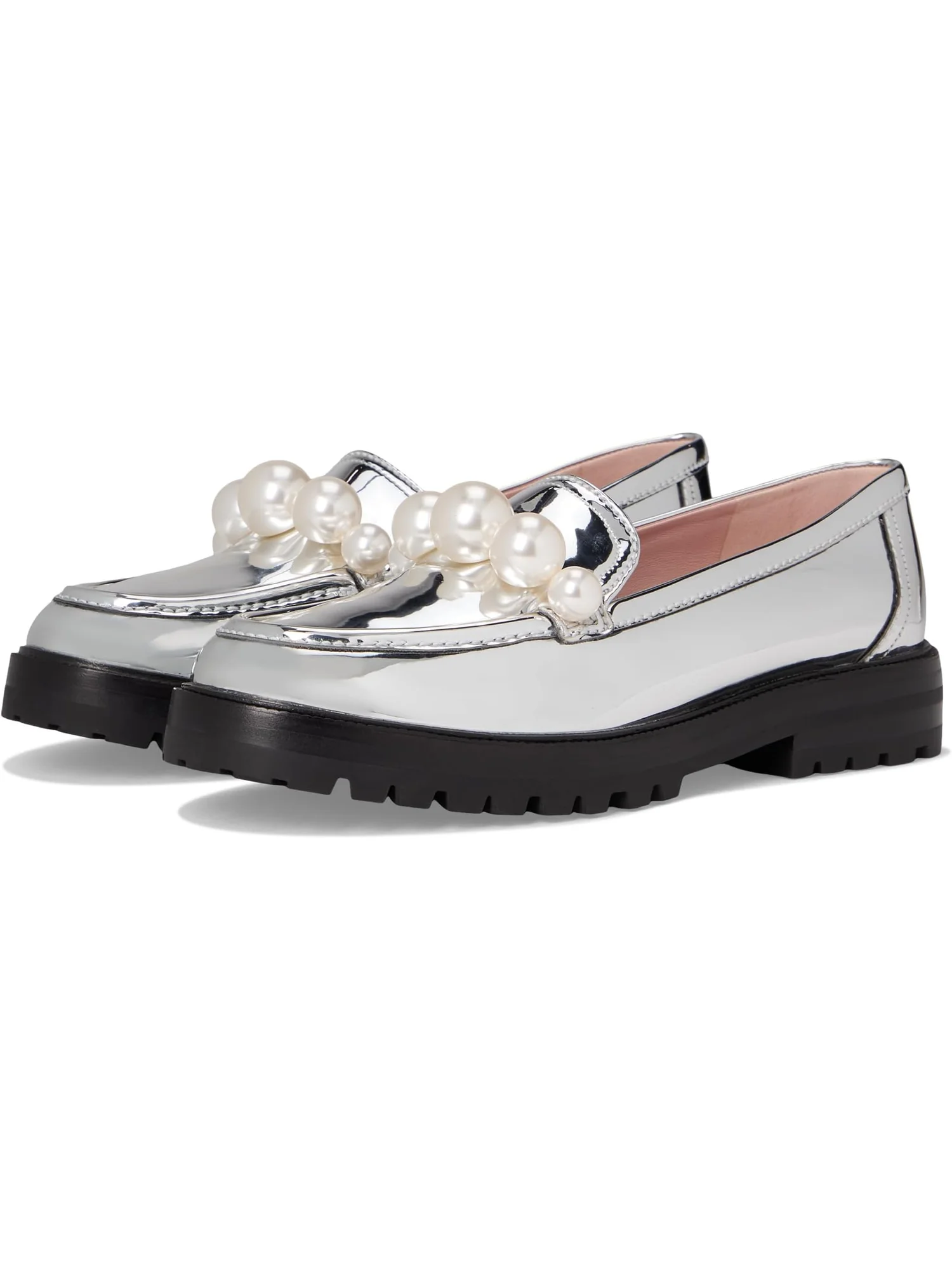 Лоферы Kate Spade New York Posh Pearl Loafer — изображение 1 из 7, серебряный