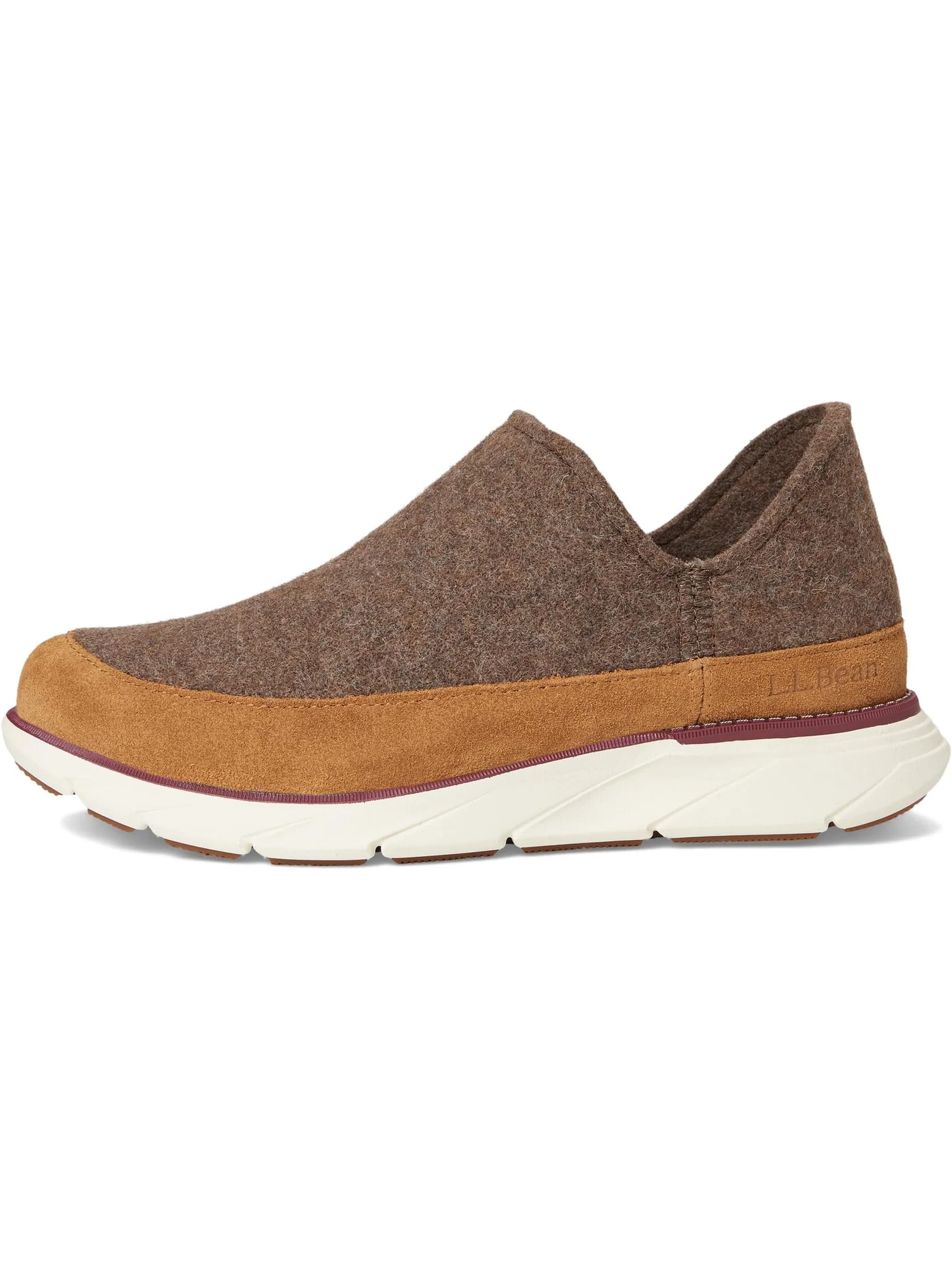 Лоферы L.L.Bean Downeast Slip On Wool — изображение 4 из 7, коричневый